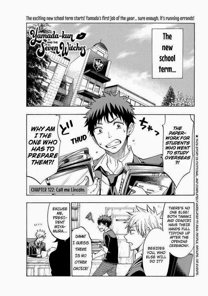 Yamada-kun to 7-nin no Majo Chapter 122 page 1 - Chapter 122: Call Me Lincoln