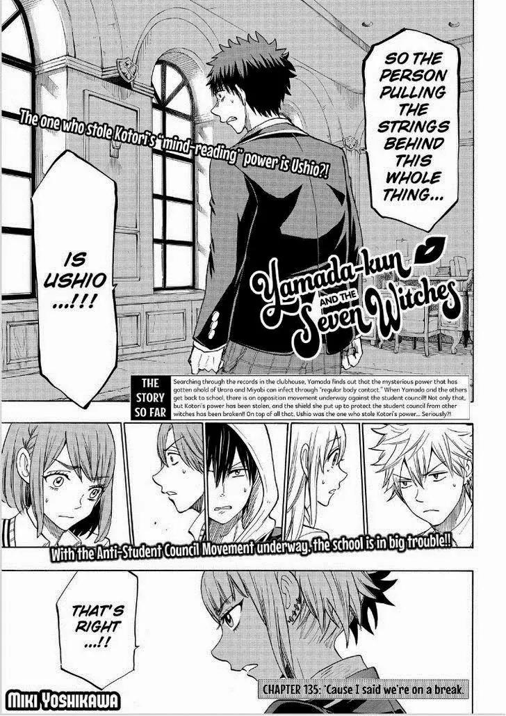 Yamada-kun to 7-nin no Majo Chapter 135 page 1 - Chapter 135: Cause I Said We're On A Break.