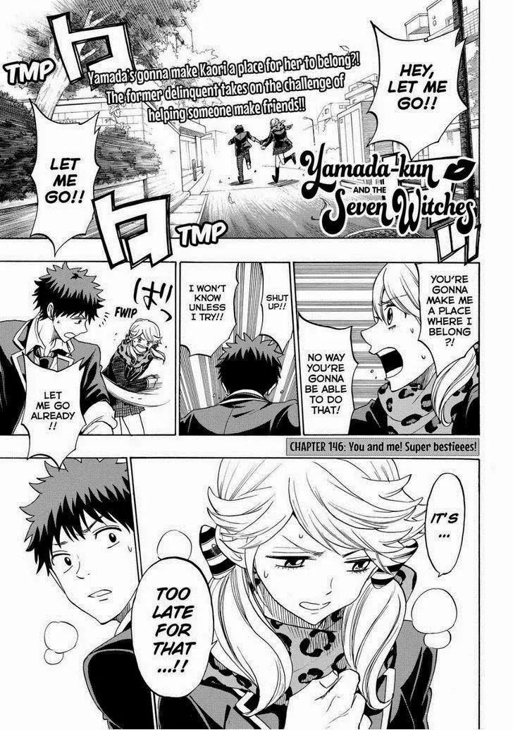 Yamada-kun to 7-nin no Majo Chapter 146 page 1 - Chapter 146: You And Me! Super Bestieees!