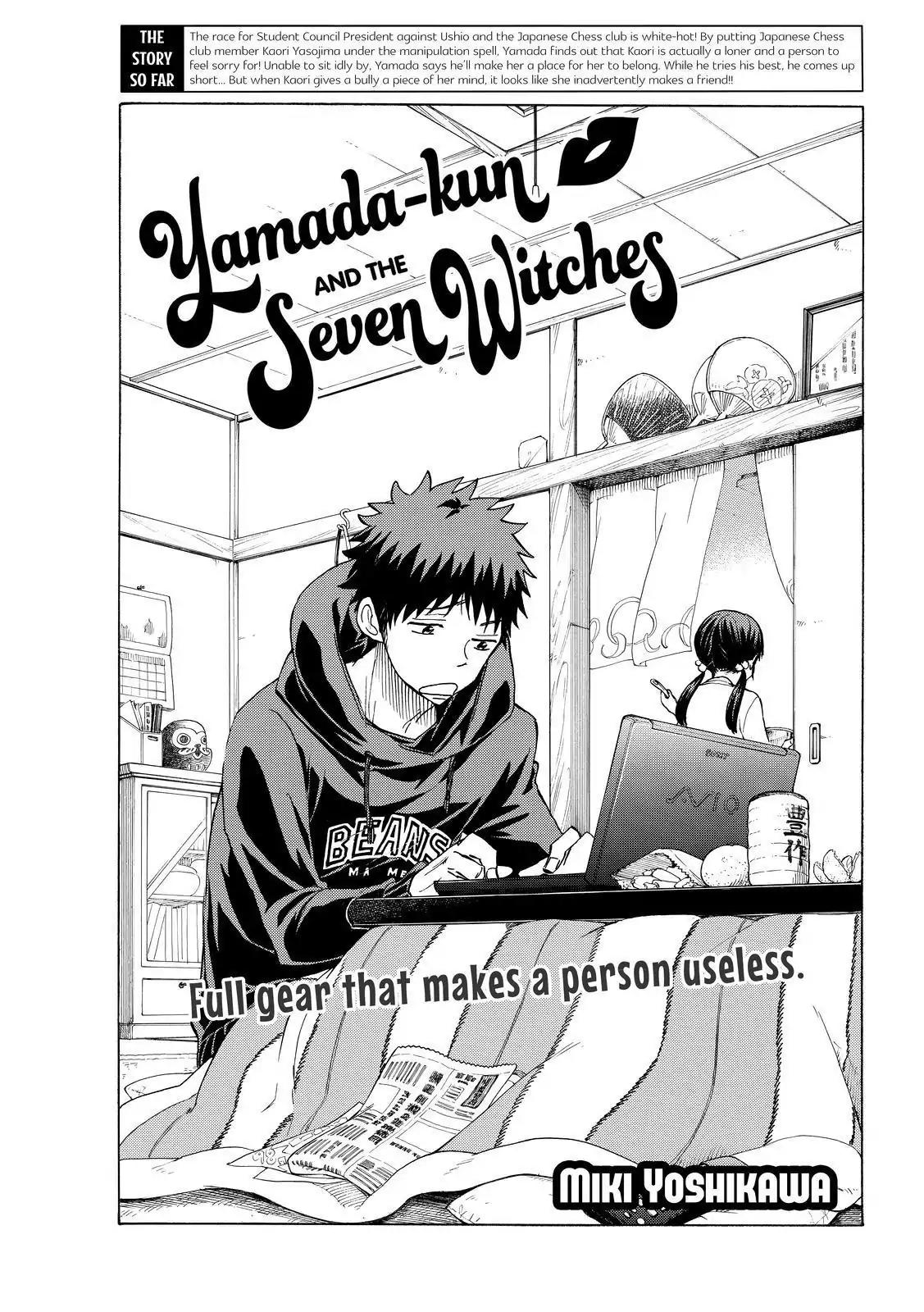 Yamada-kun to 7-nin no Majo Chapter 147 page 1 - Chapter 147: Permission To Rub Her Boobs!!