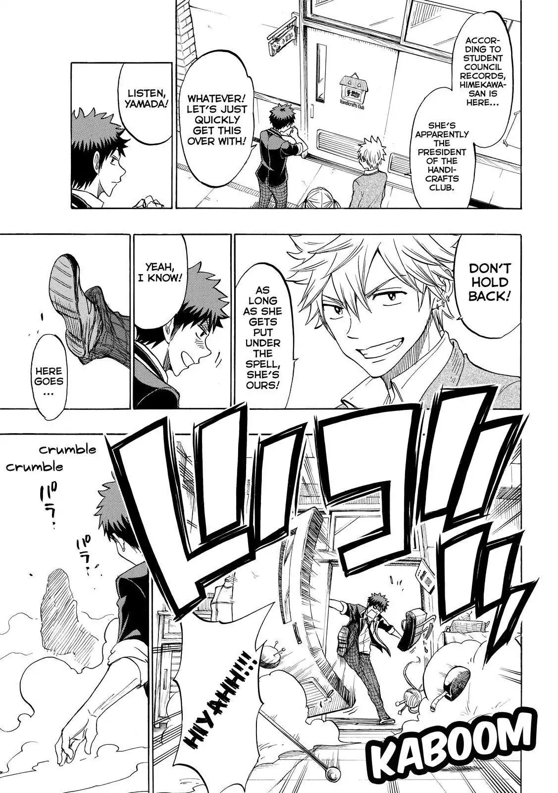 Yamada-kun to 7-nin no Majo Chapter 147 page 15 - Chapter 147: Permission To Rub Her Boobs!!