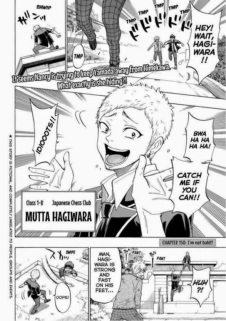 Yamada-kun to 7-nin no Majo Chapter 150 page 2 - Chapter 150: I'm Not Bald!!