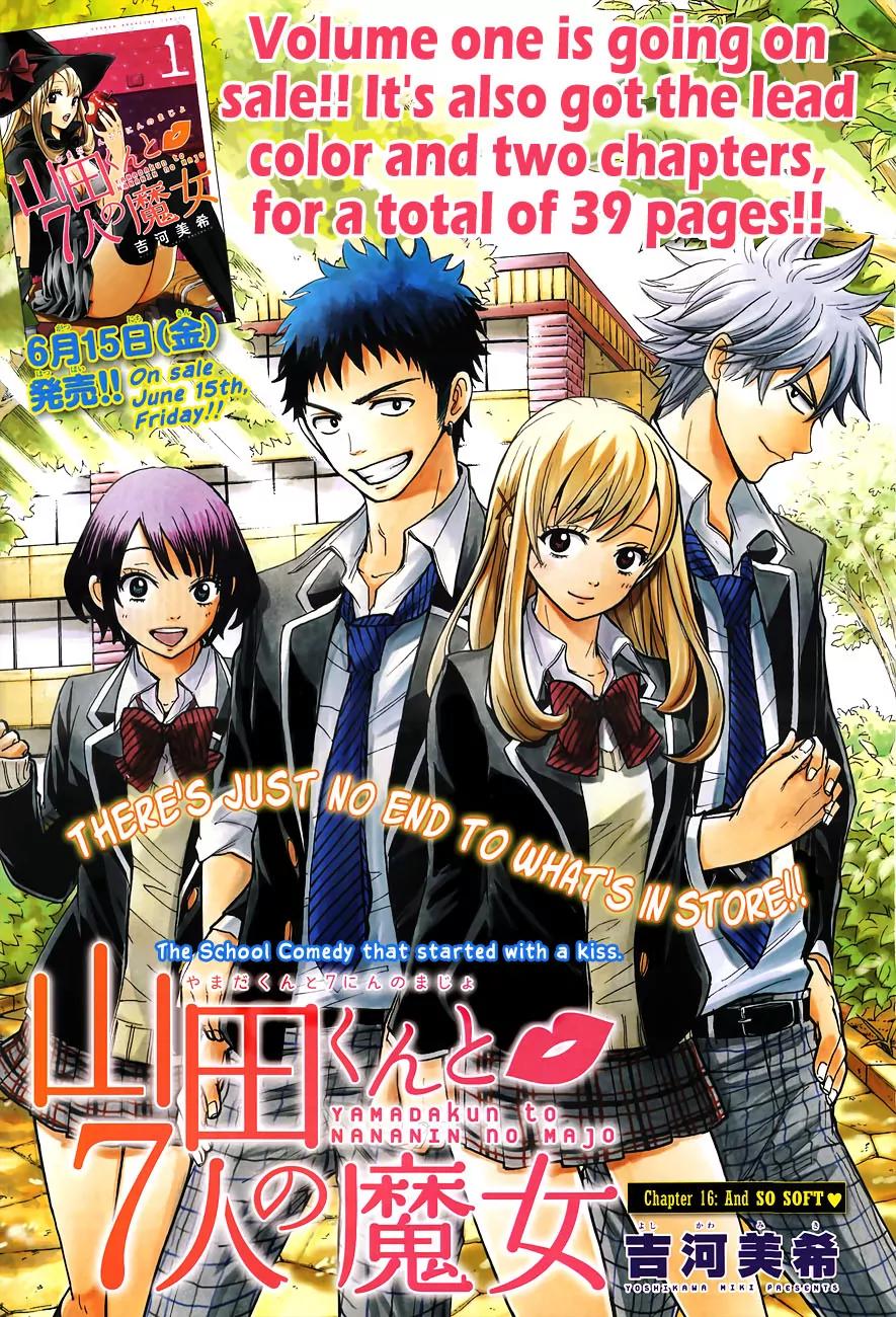 Yamada-kun to 7-nin no Majo Chapter 16 page 1 - Chapter 16 : And SO SOFT