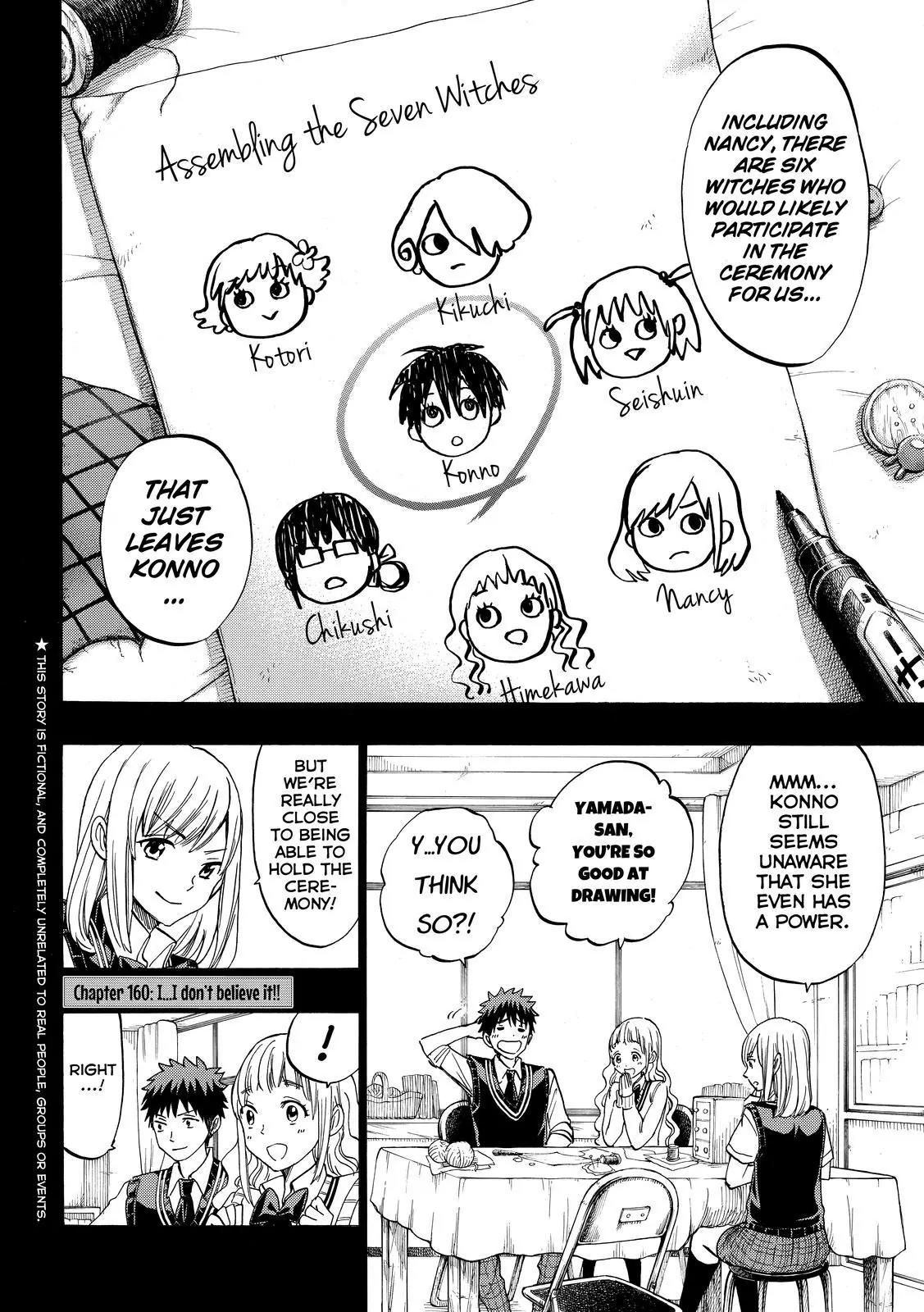 Yamada-kun to 7-nin no Majo Chapter 160 page 2 - Chapter 160: I...I Don't Believe...!