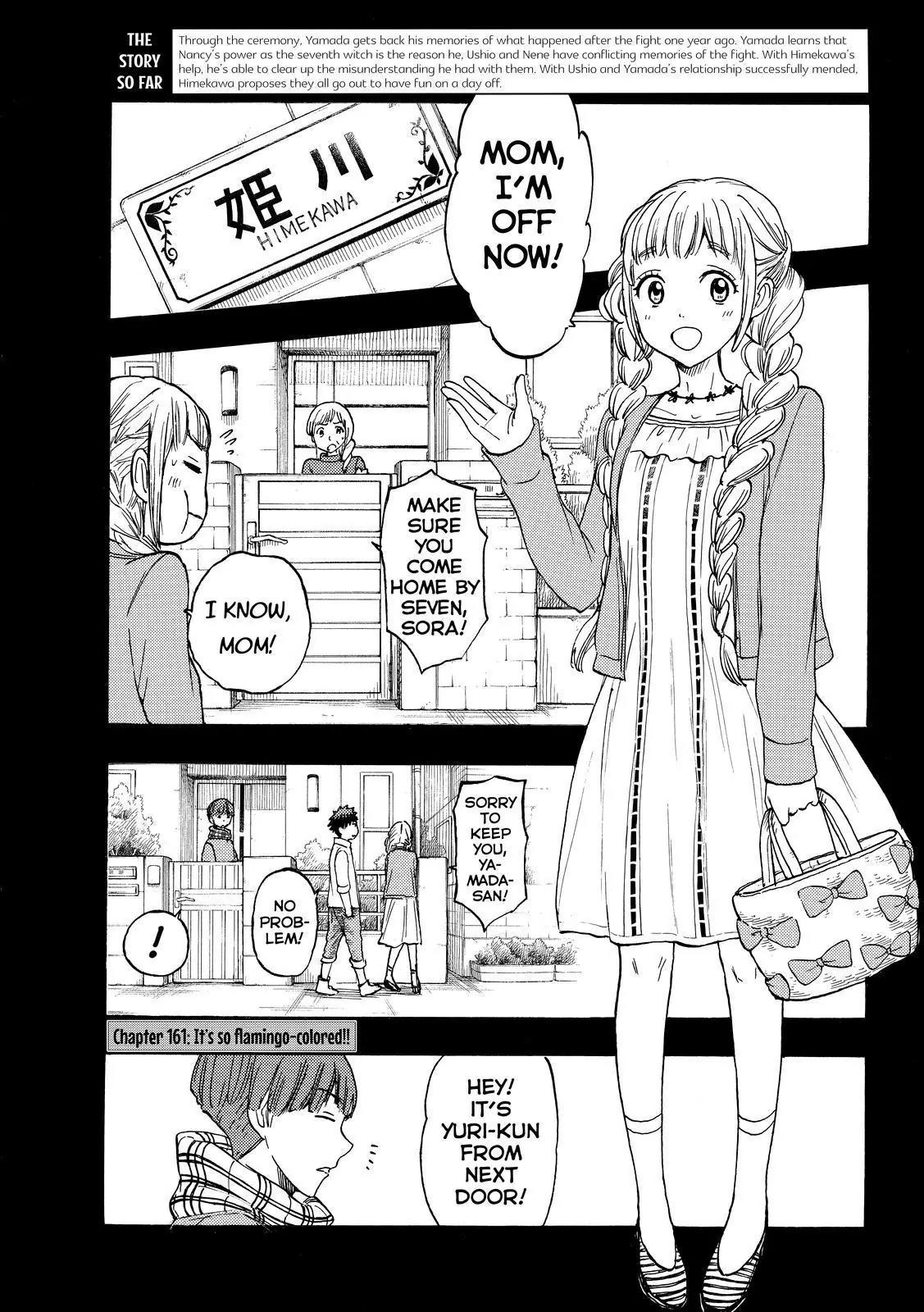 Yamada-kun to 7-nin no Majo Chapter 161 page 2 - Chapter 161: It's So Flamingo-Colored!!