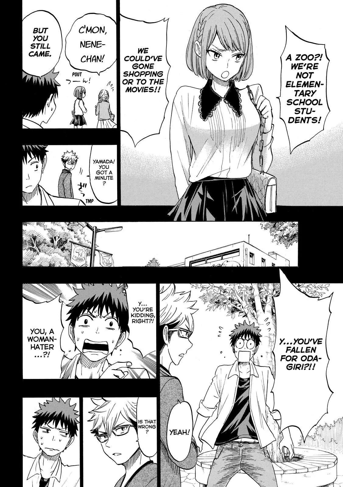 Yamada-kun to 7-nin no Majo Chapter 161 page 5 - Chapter 161: It's So Flamingo-Colored!!