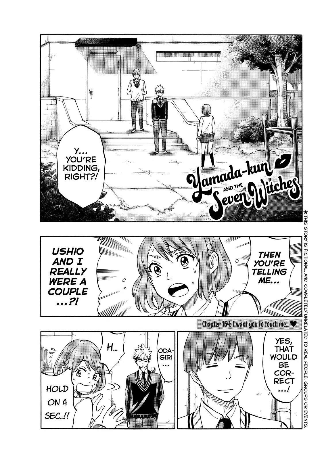 Yamada-kun to 7-nin no Majo Chapter 164 page 1 - Chapter 164: I Want You To Touch Me...