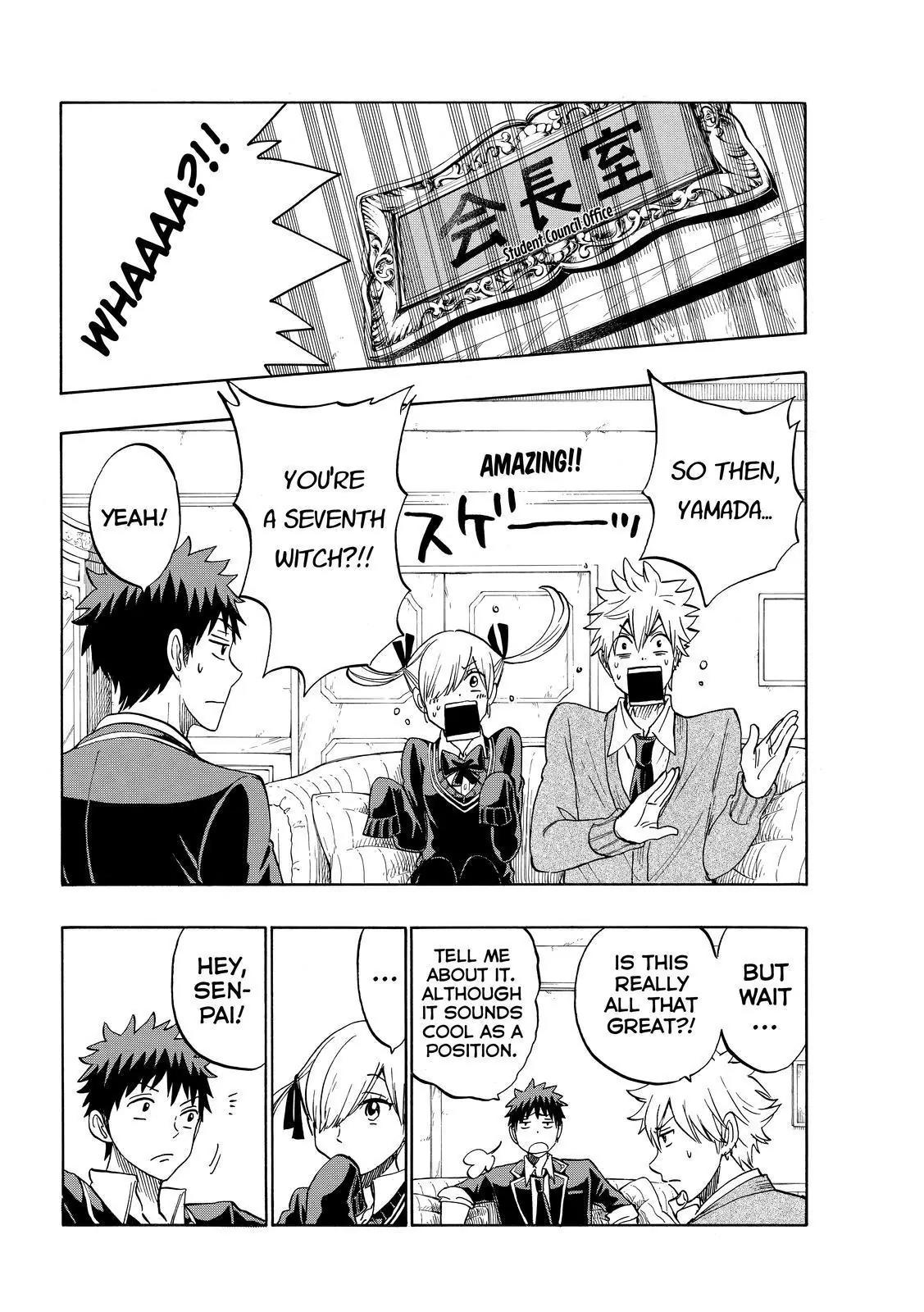 Yamada-kun to 7-nin no Majo Chapter 166 page 12 - Chapter 166: Kiss As Much As We Want!