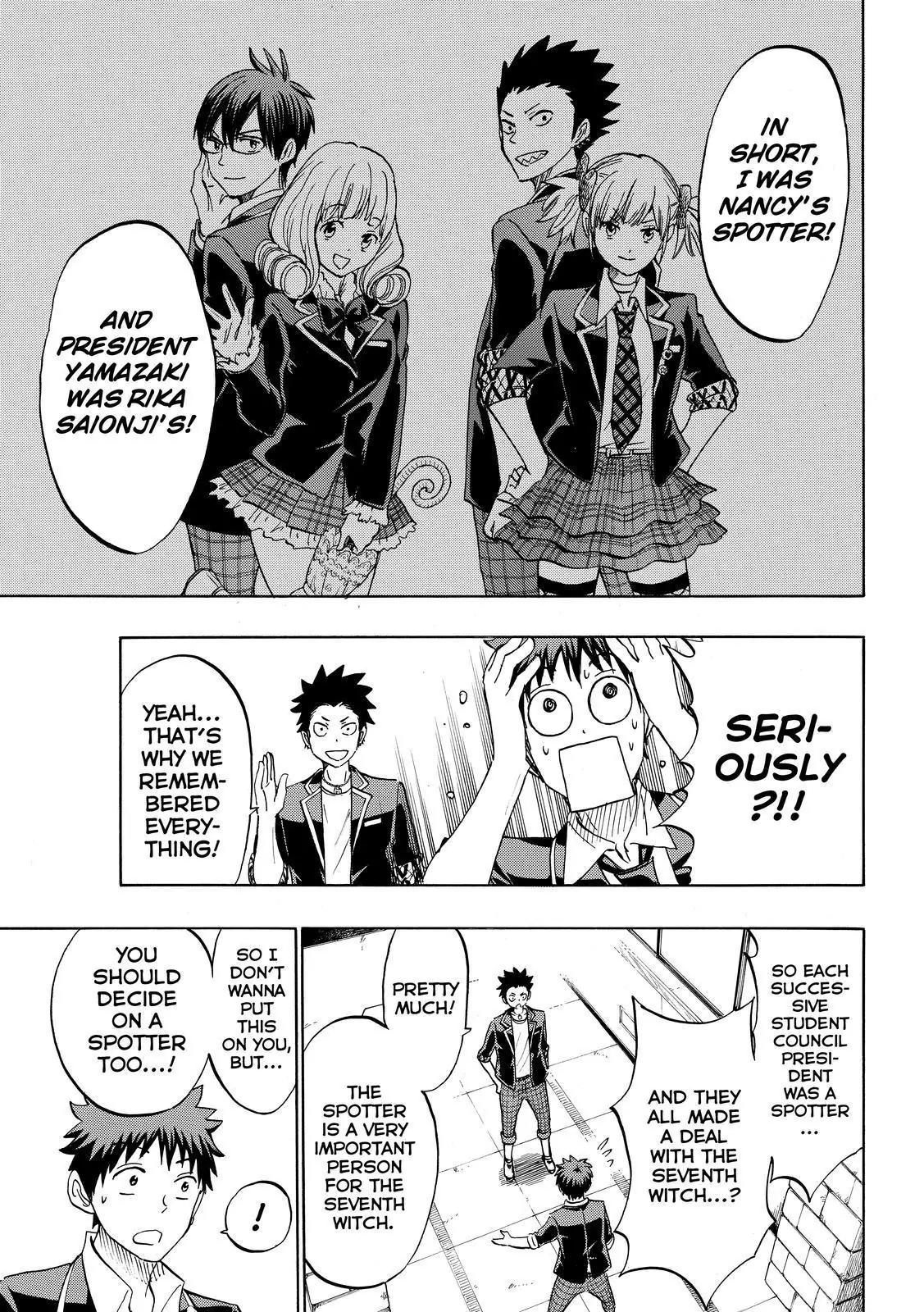Yamada-kun to 7-nin no Majo Chapter 166 page 17 - Chapter 166: Kiss As Much As We Want!