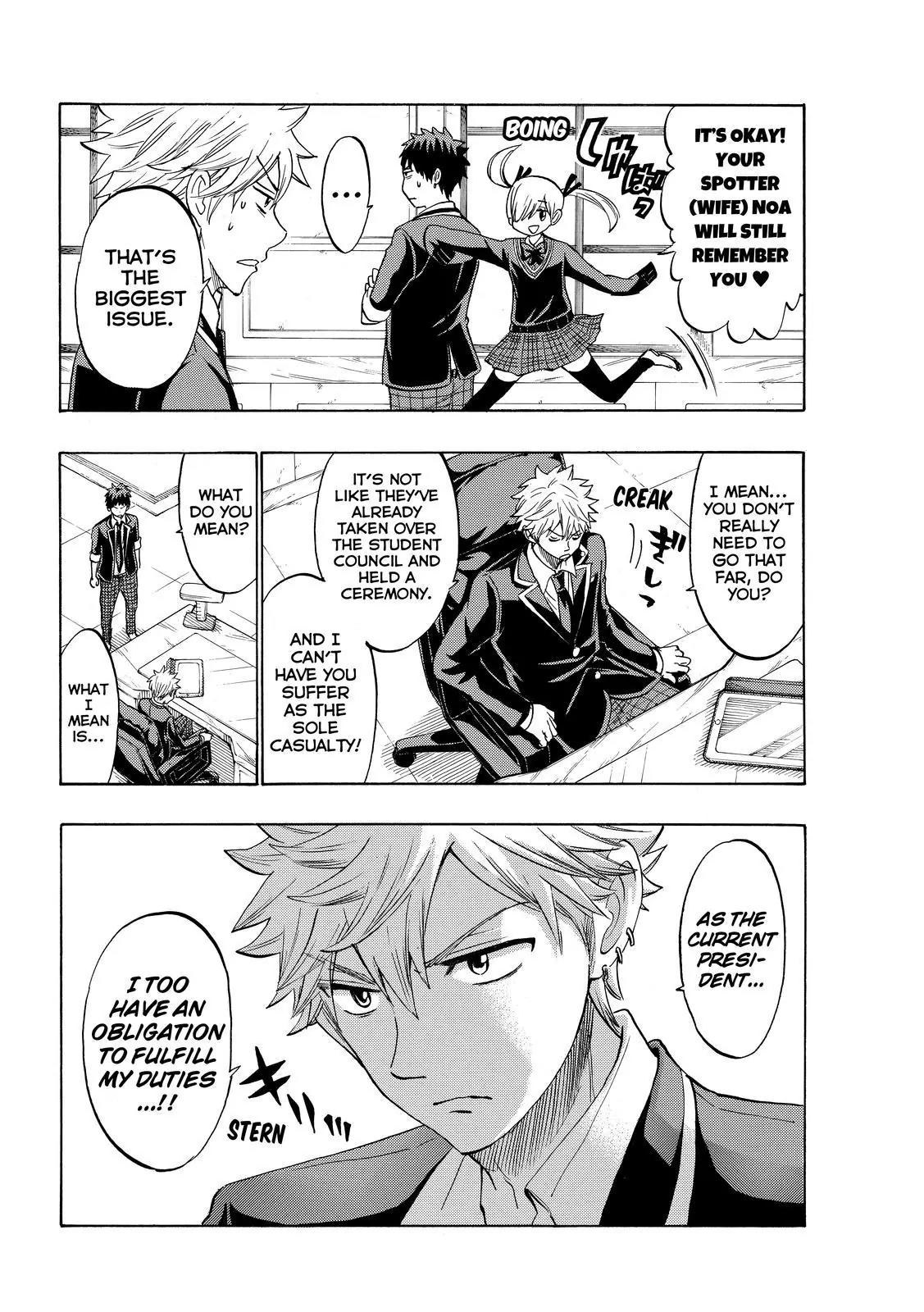 Yamada-kun to 7-nin no Majo Chapter 170 page 4 - Chapter 170: I'll Definitely Come Back...!