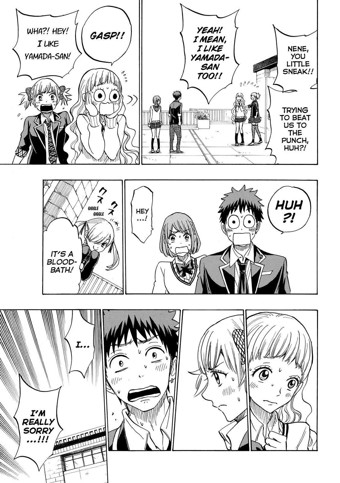 Yamada-kun to 7-nin no Majo Chapter 171 page 15 - Chapter 171: It's A Bloodbath!