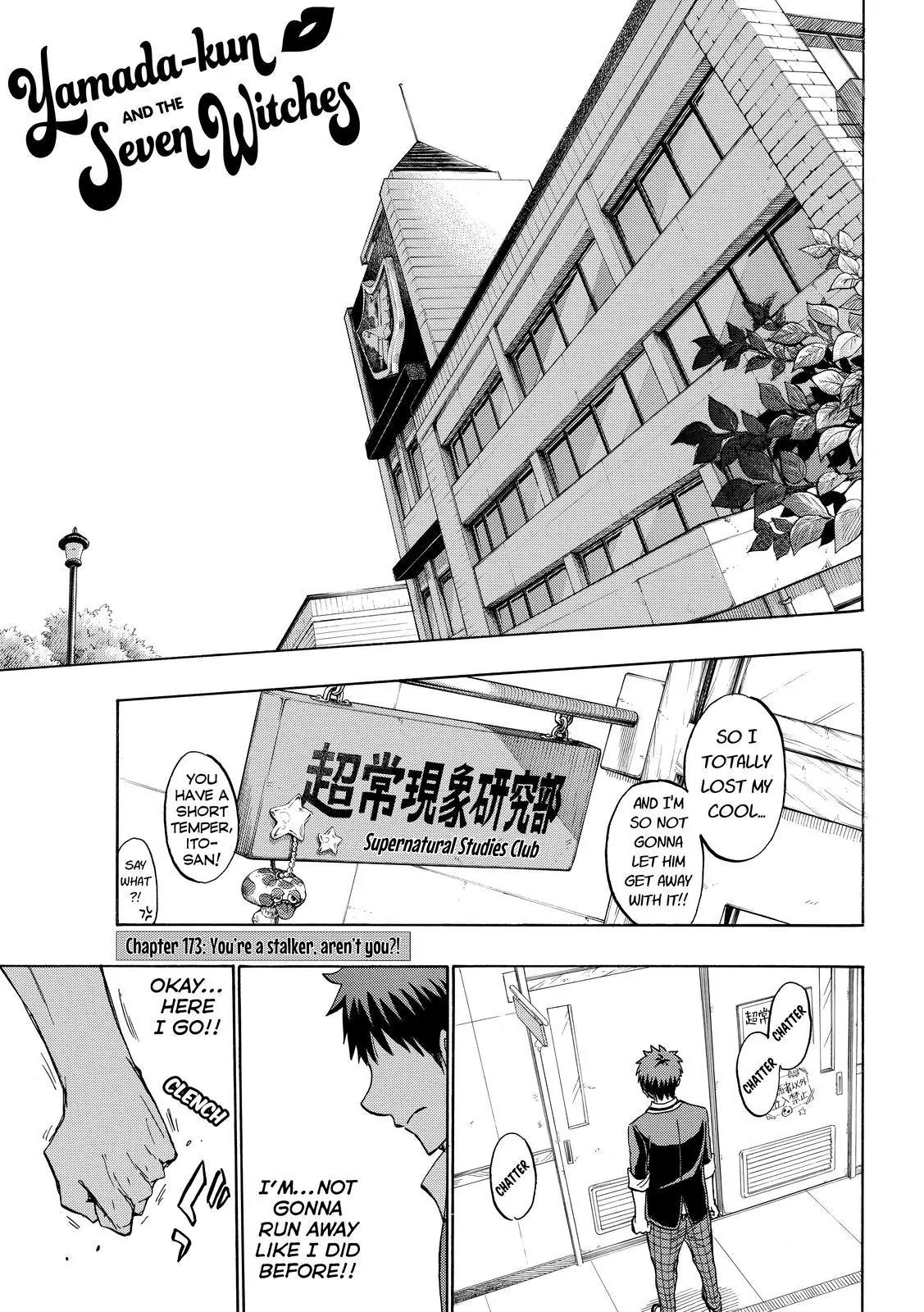 Yamada-kun to 7-nin no Majo Chapter 173 page 2 - Chapter 173: You're A Stalker, Aren't You?!
