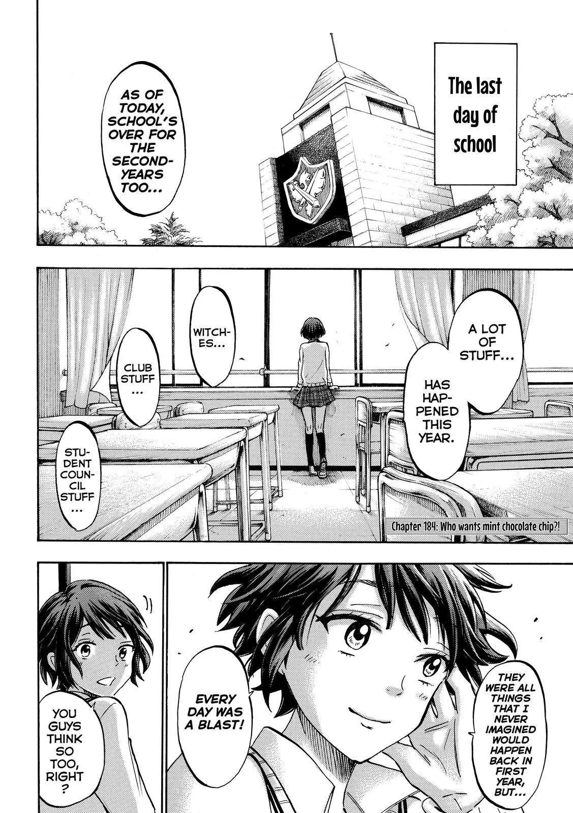 Yamada-kun to 7-nin no Majo Chapter 184 page 2 - Chapter 184: Who Wants Mint Chocolate Chip?!