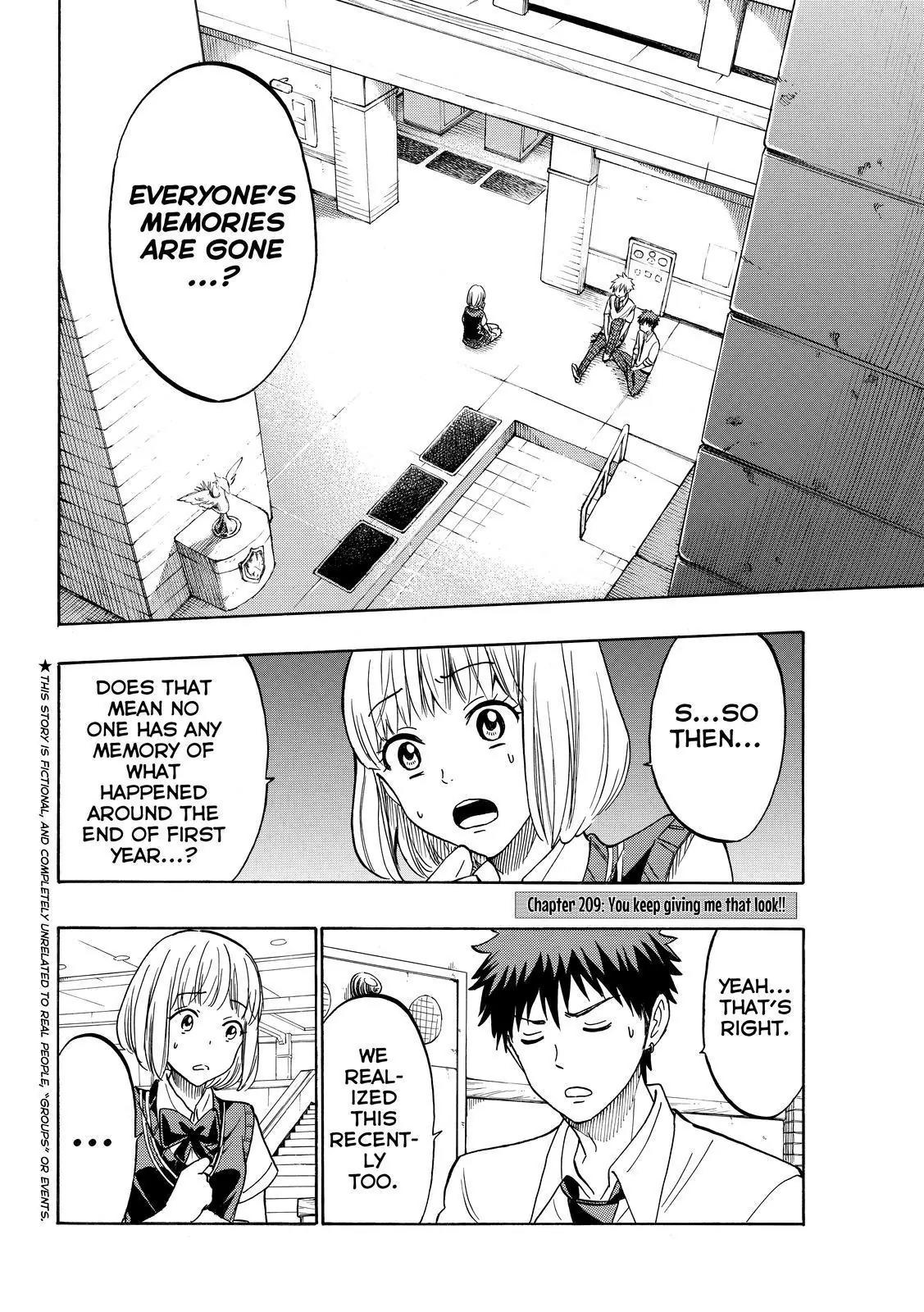 Yamada-kun to 7-nin no Majo Chapter 209 page 2 - Chapter 209: You Keep Giving Me That Look!!