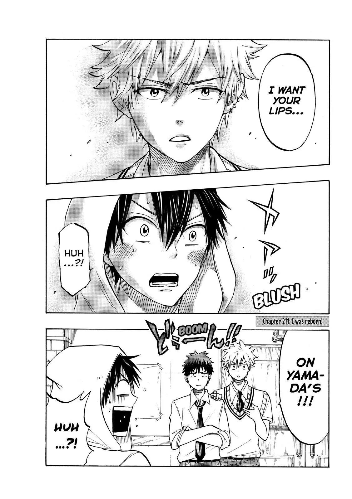 Yamada-kun to 7-nin no Majo Chapter 211 page 1 - Chapter 211: I Was Reborn!