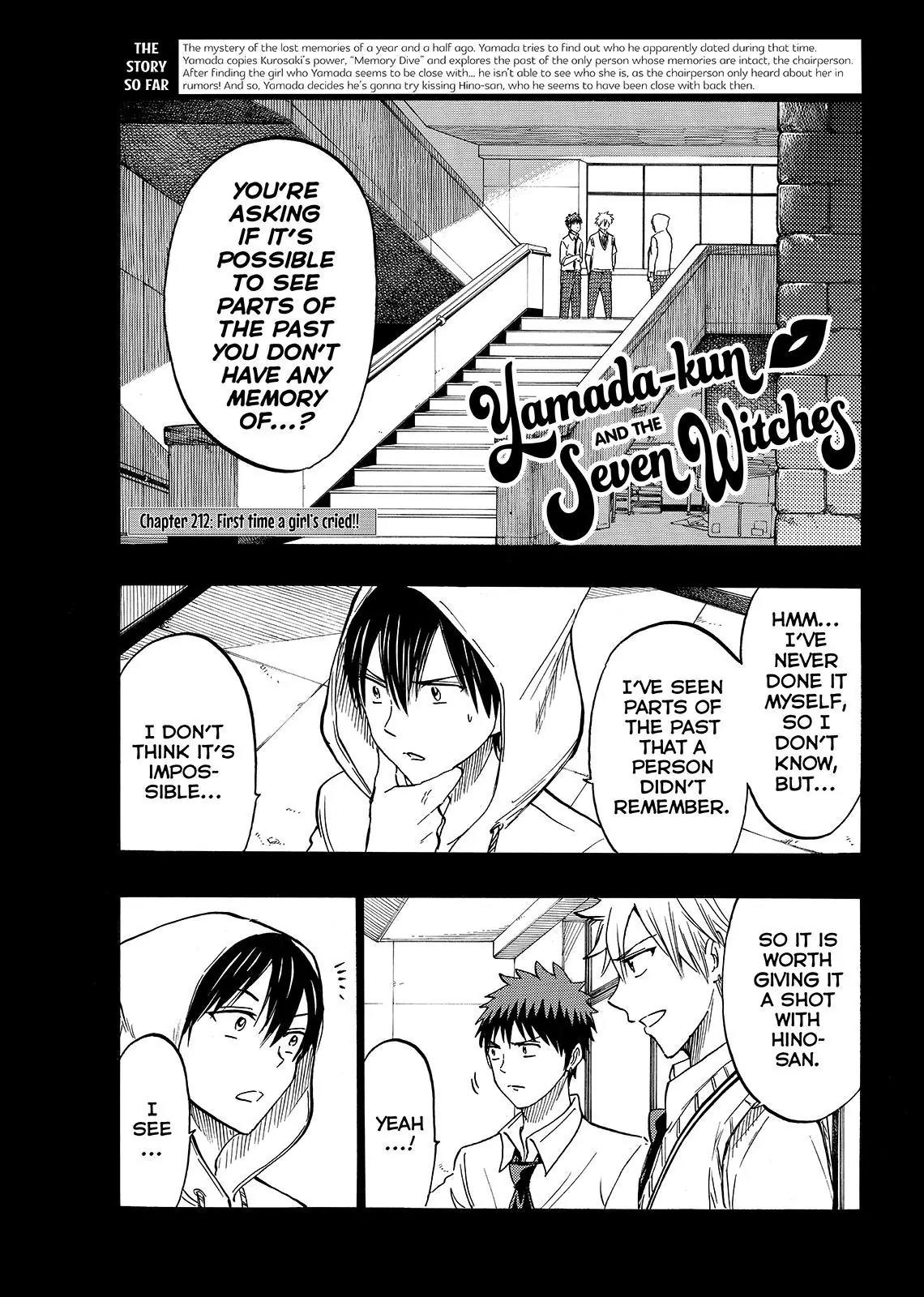 Yamada-kun to 7-nin no Majo Chapter 212 page 3 - Chapter 212: First Time A Girl's Cried