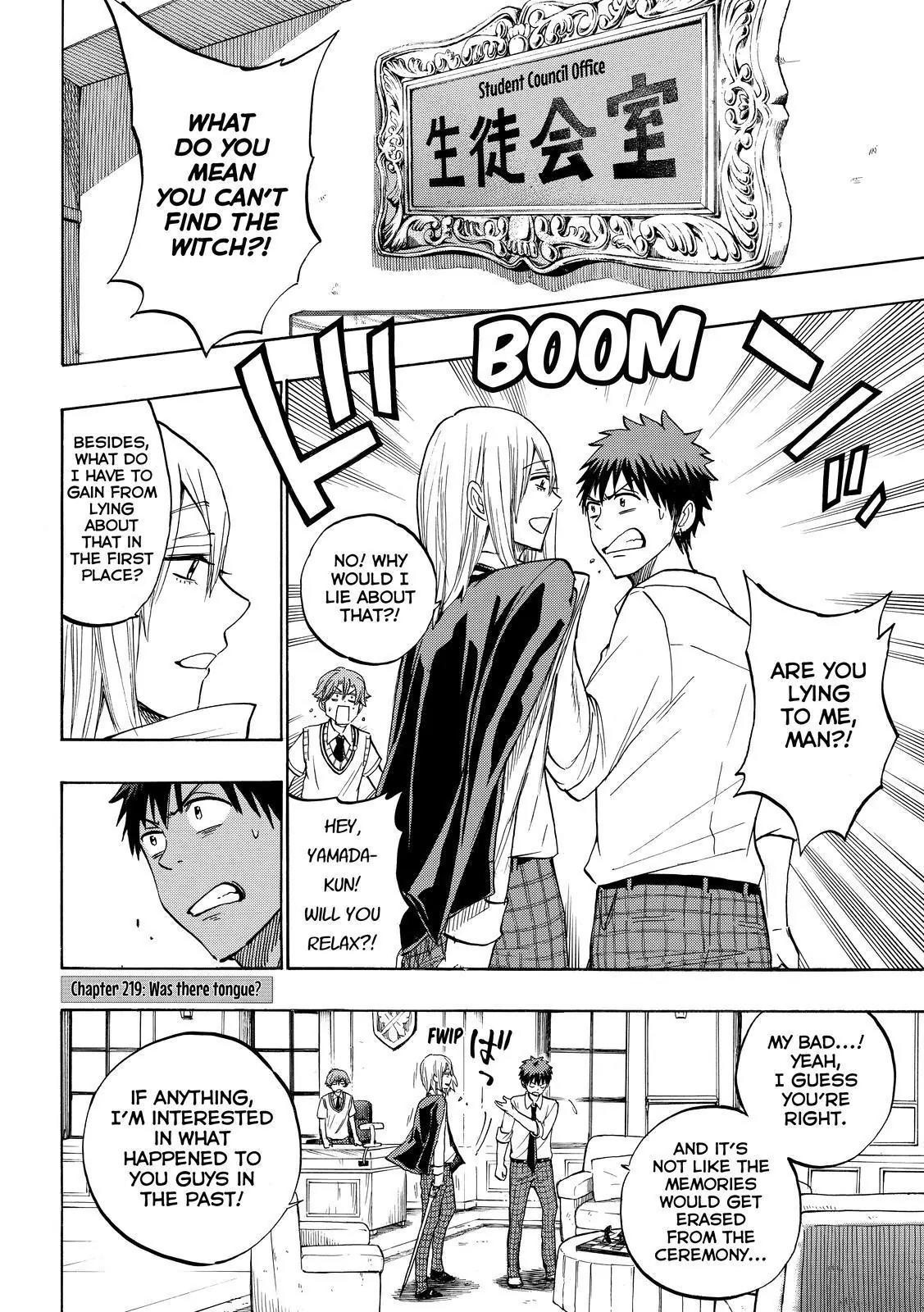 Yamada-kun to 7-nin no Majo Chapter 219 page 2 - Chapter 219 : Was there tongue?