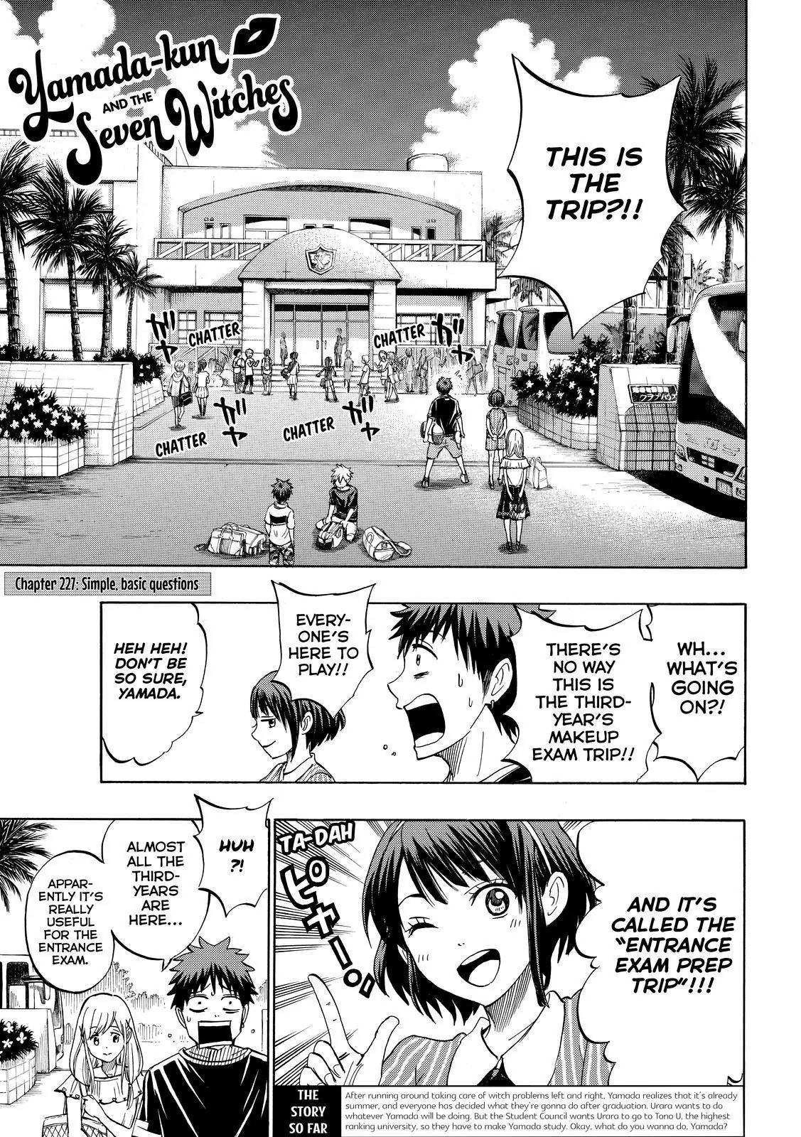 Yamada-kun to 7-nin no Majo Chapter 227 page 1 - Chapter 227: Simple, Basic Questions