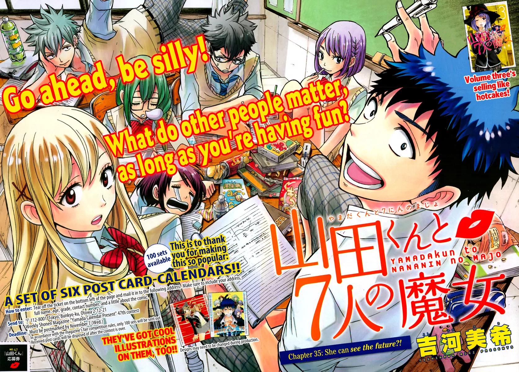 Yamada-kun to 7-nin no Majo Chapter 35 page 3 - Chapter 35 : She Can See The Future?