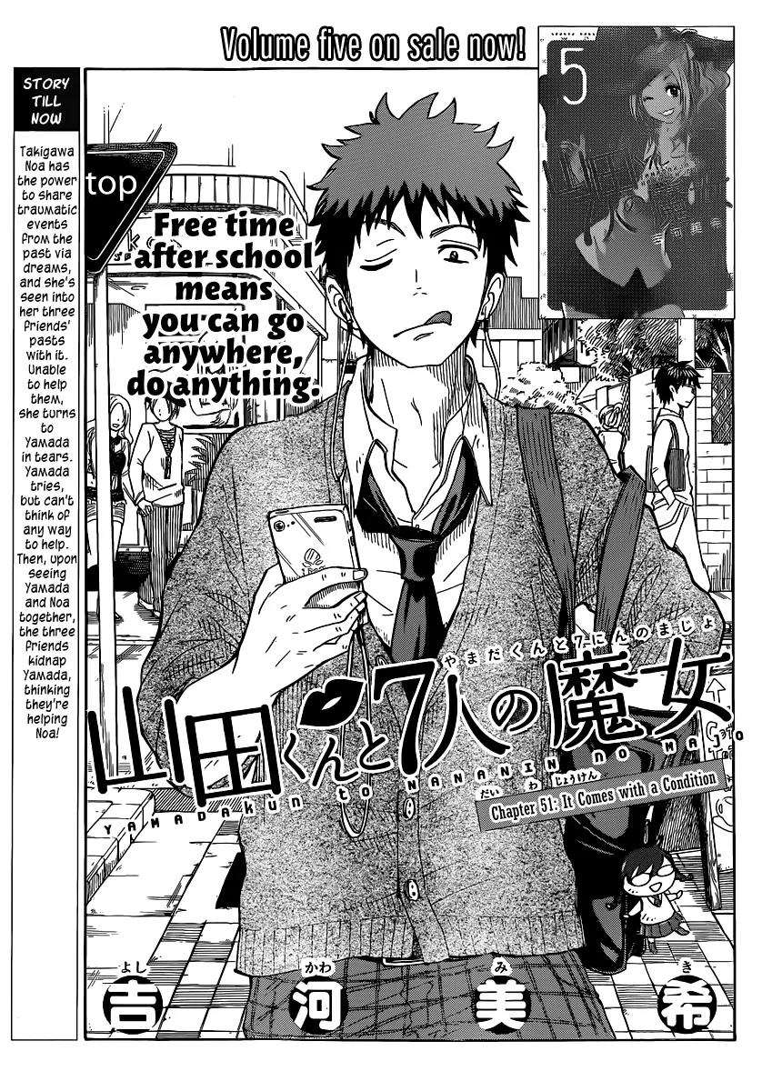 Yamada-kun to 7-nin no Majo Chapter 51 page 1 - Chapter 51 : It Comes with a Condition