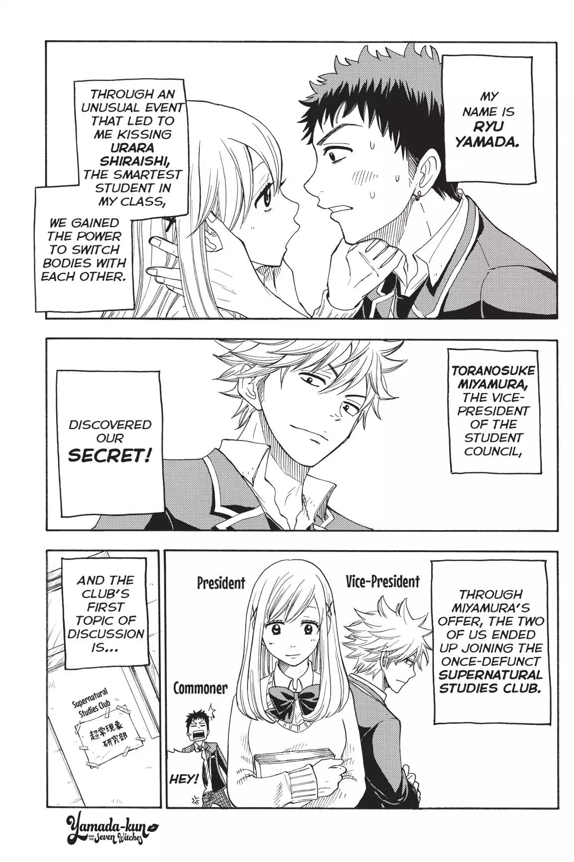 Yamada-kun to 7-nin no Majo Chapter 6 page 1 - Chapter 6 : I'm Not a Lab Rat, Guys..