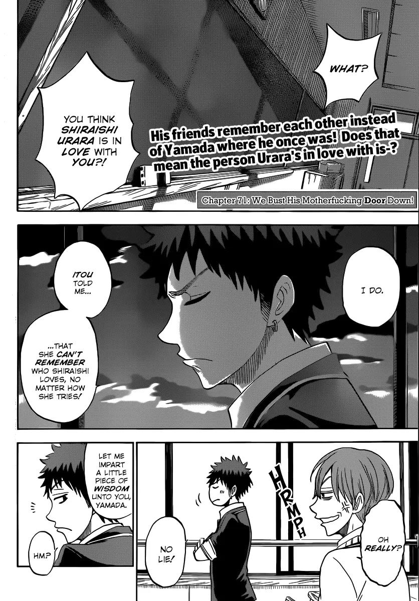 Yamada-kun to 7-nin no Majo Chapter 71 page 3 - Chapter 71 : We Bust His Motherfucking Door Down!