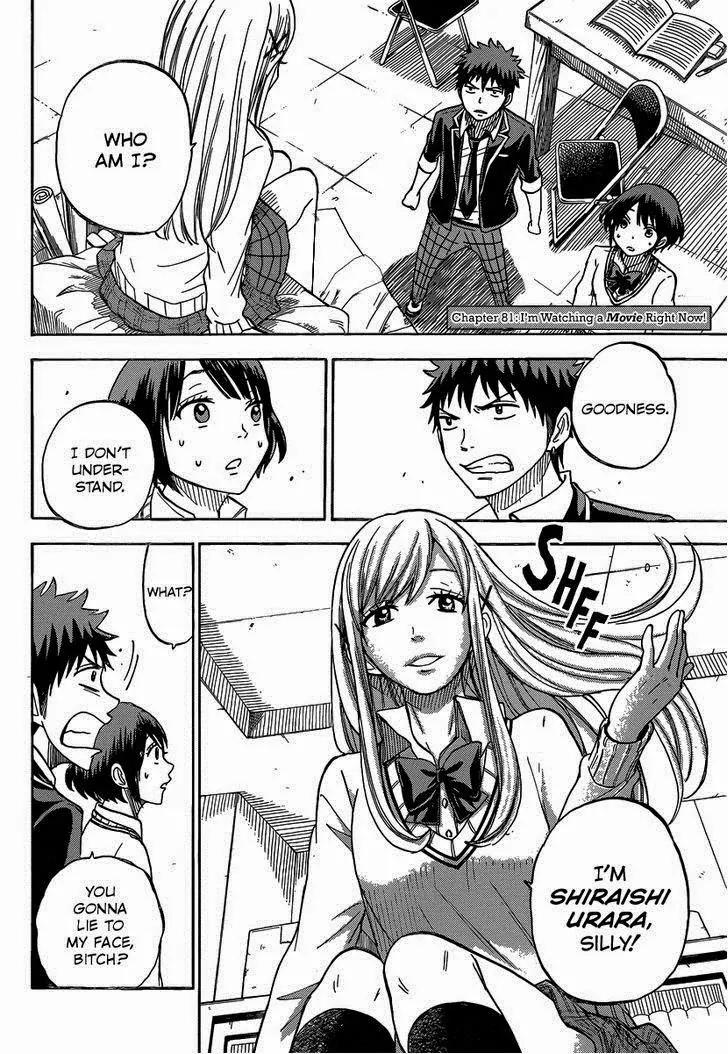 Yamada-kun to 7-nin no Majo Chapter 81 page 3 - Chapter 81: I'm Watching A Movie Right Now!