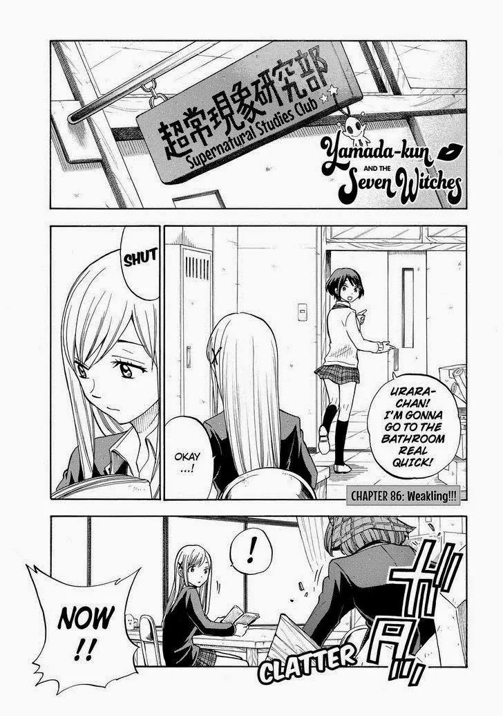 Yamada-kun to 7-nin no Majo Chapter 86 page 1 - Chapter 86: Weakling!!!