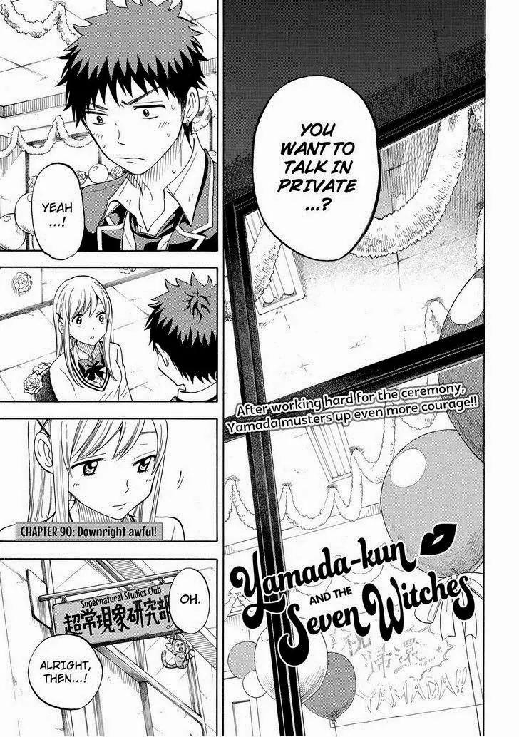 Yamada-kun to 7-nin no Majo Chapter 90 page 1 - Chapter 90: Downright awful!