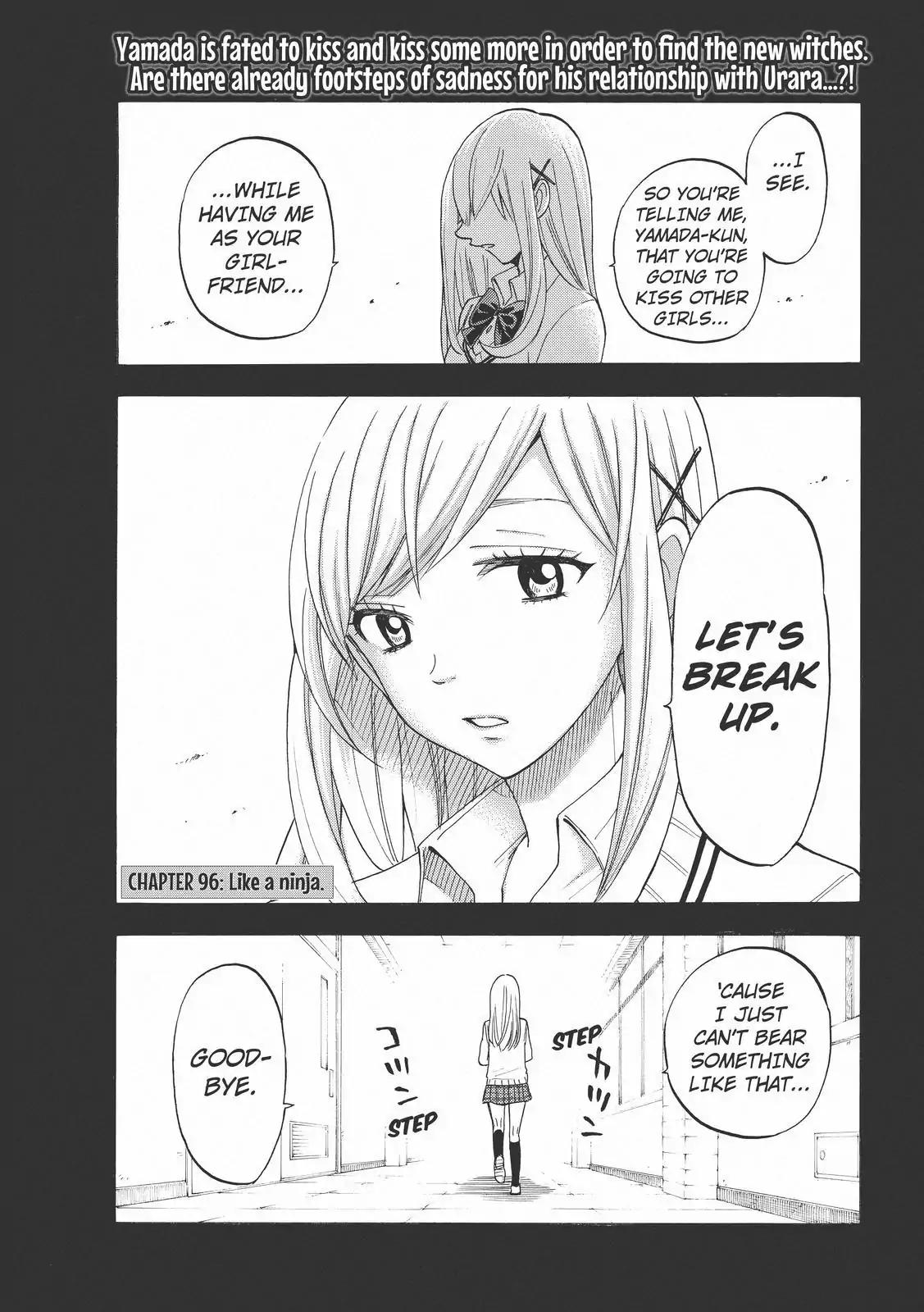Yamada-kun to 7-nin no Majo Chapter 96 page 1 - Chapter 96: Like A Ninja