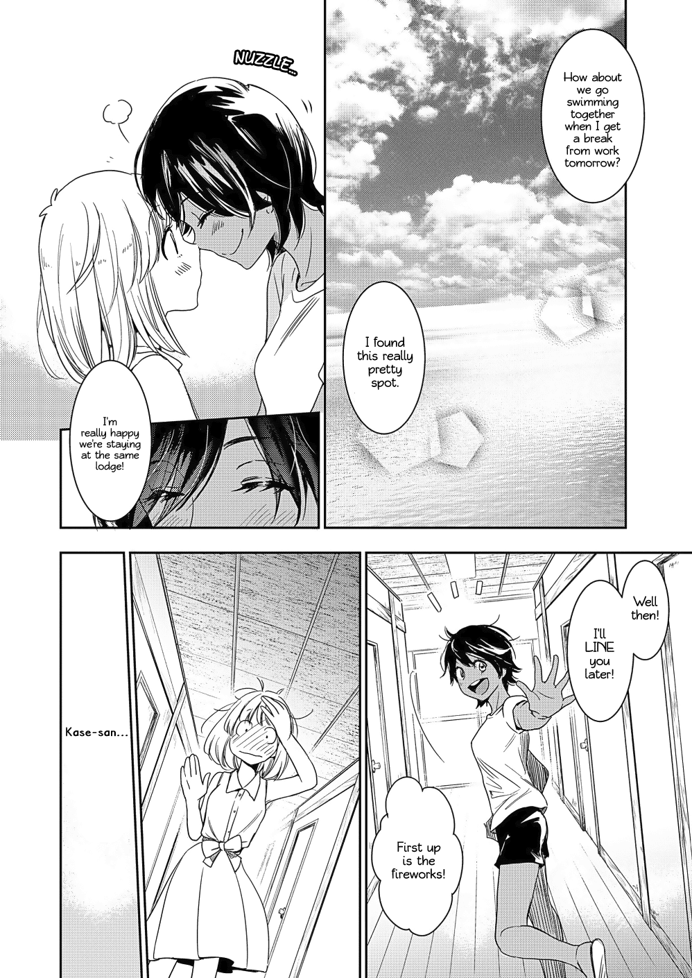 Yamada to Kase-san Chapter 14 page 13 - Chapter 14: Moonlit Night and Kase-san