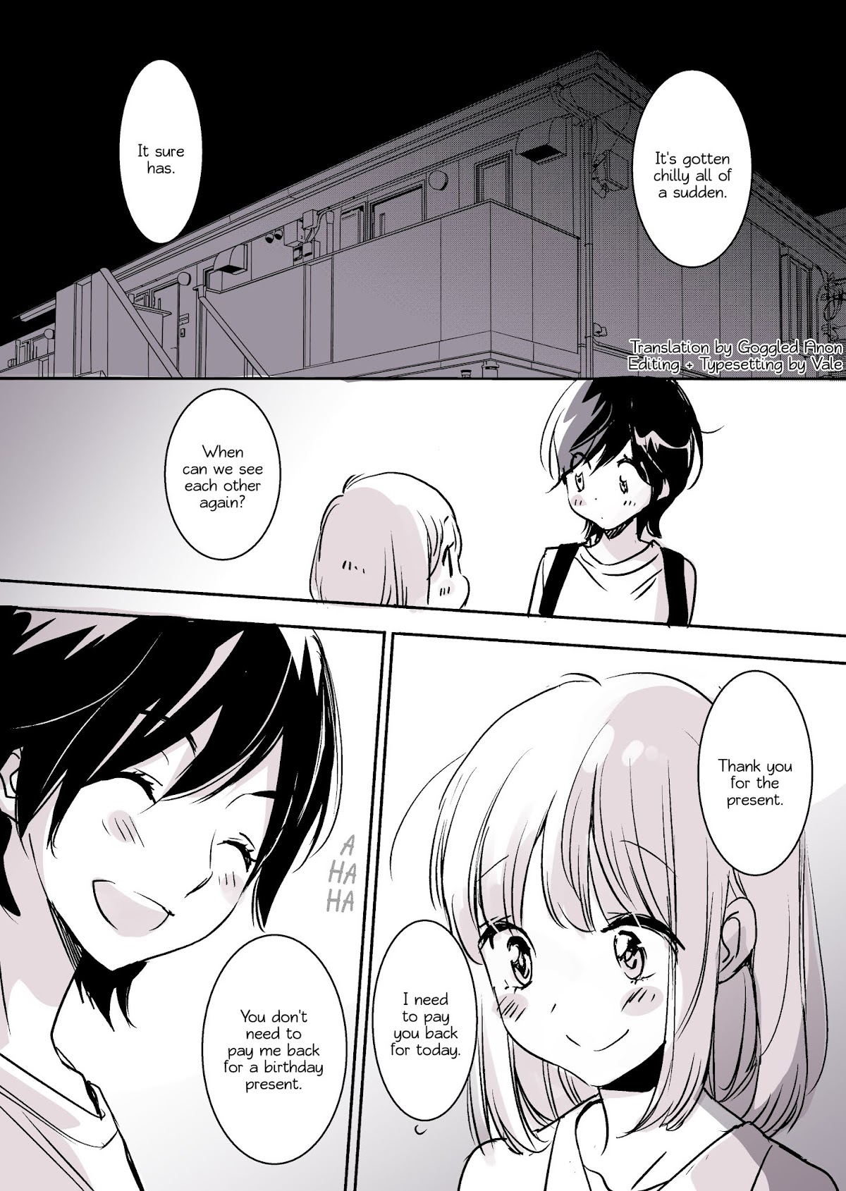 Yamada to Kase-san Chapter 16.5 page 2 - Chapter 16.5: Extra - On the Night of Yamada's Birthday