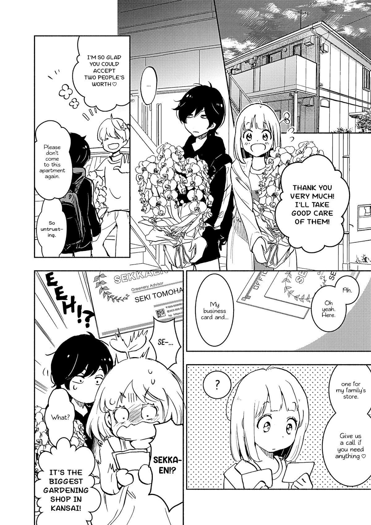 Yamada to Kase-san Chapter 21 page 15 - Chapter 21: Moth Orchids and Kase-san (Part 2)