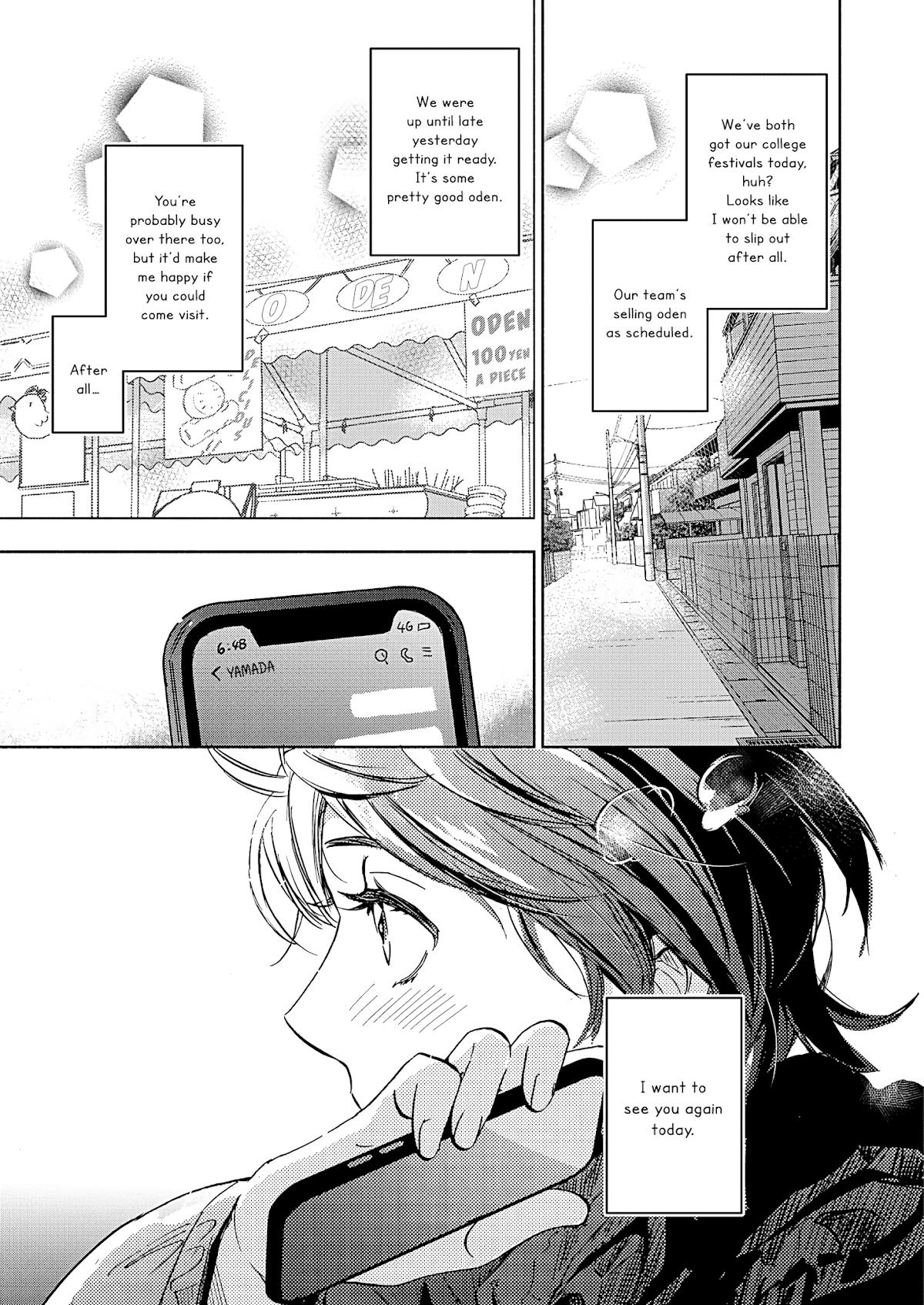 Yamada to Kase-san Chapter 22 page 8 - Chapter 22: College festival and Kase-san (part 1)