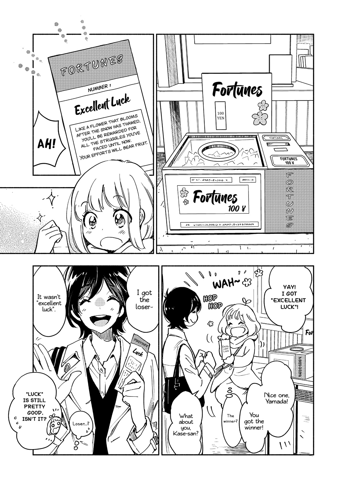Yamada to Kase-san Chapter 28 page 8 - Chapter 28: Fortunes and Kase-san