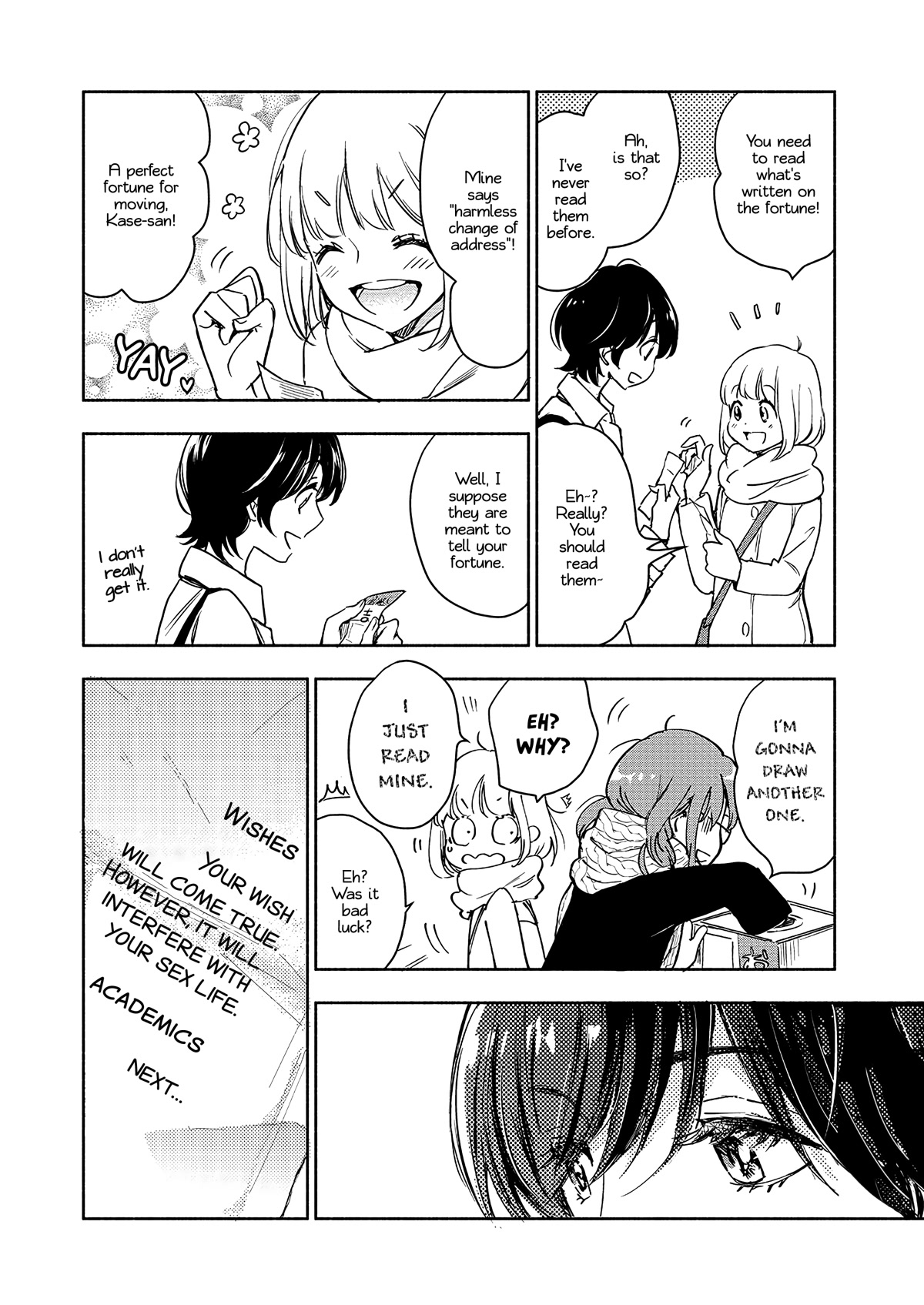 Yamada to Kase-san Chapter 28 page 9 - Chapter 28: Fortunes and Kase-san