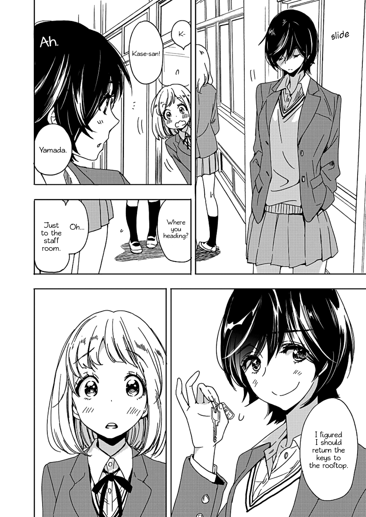 Yamada to Kase-san Chapter 3 page 11 - Chapter 3: Powdery Snow and Kase-san