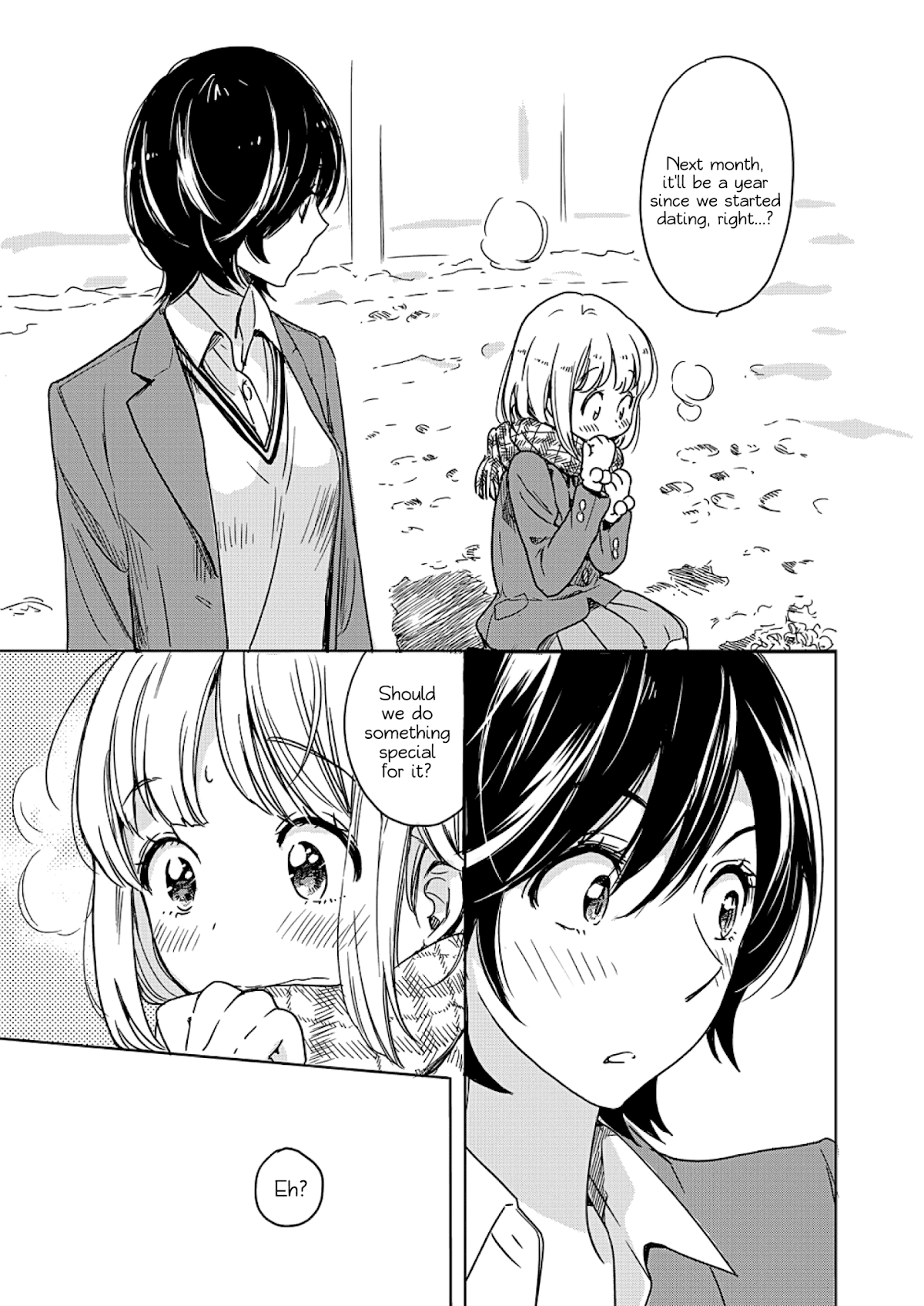 Yamada to Kase-san Chapter 3 page 16 - Chapter 3: Powdery Snow and Kase-san