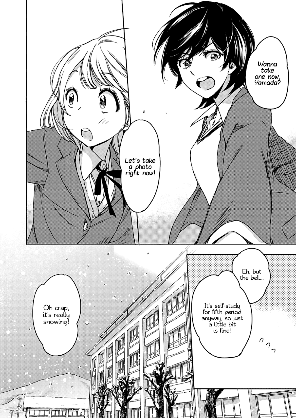 Yamada to Kase-san Chapter 3 page 27 - Chapter 3: Powdery Snow and Kase-san