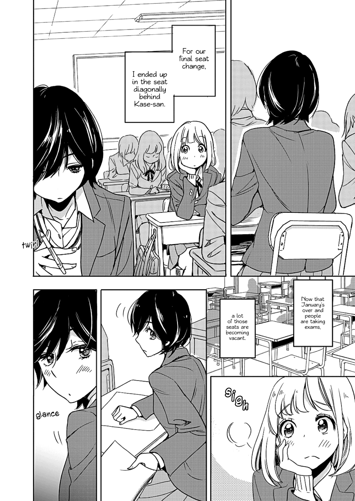 Yamada to Kase-san Chapter 3 page 9 - Chapter 3: Powdery Snow and Kase-san