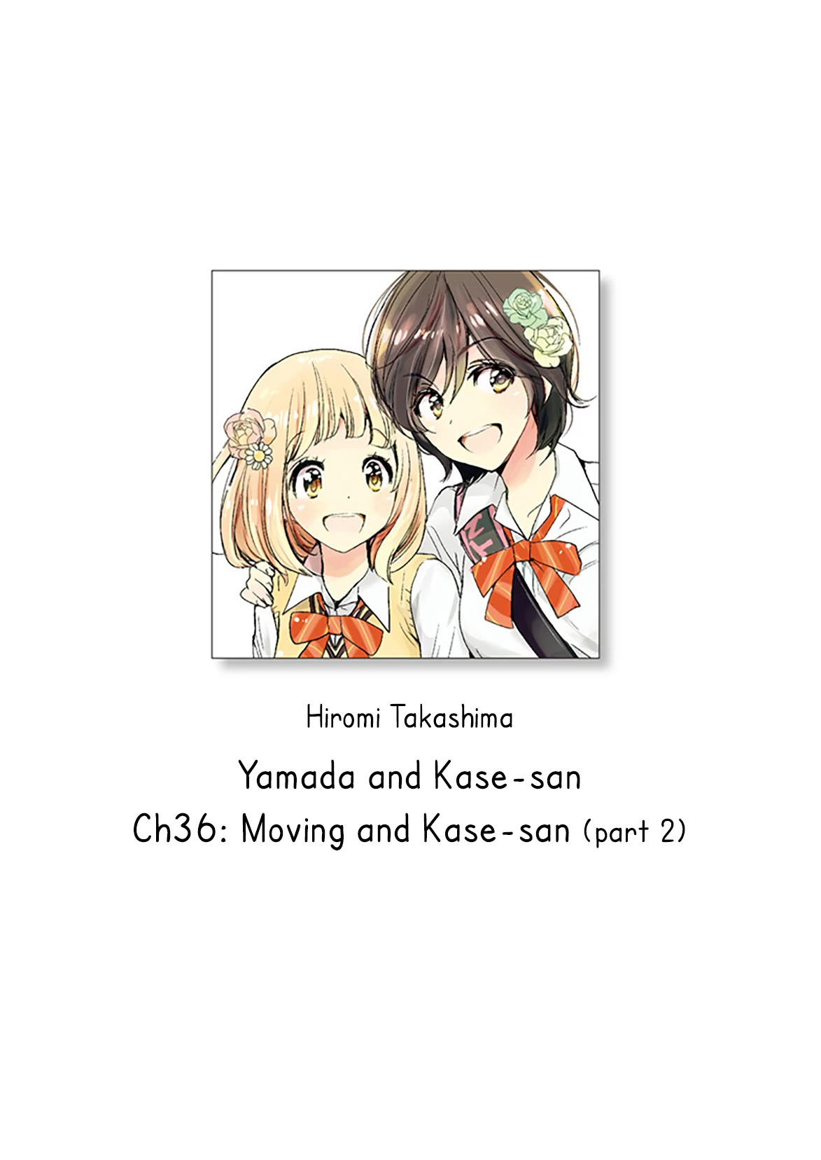 Yamada to Kase-san Chapter 36 page 1 - Chapter 36: Moving and Kase-san (part 2)