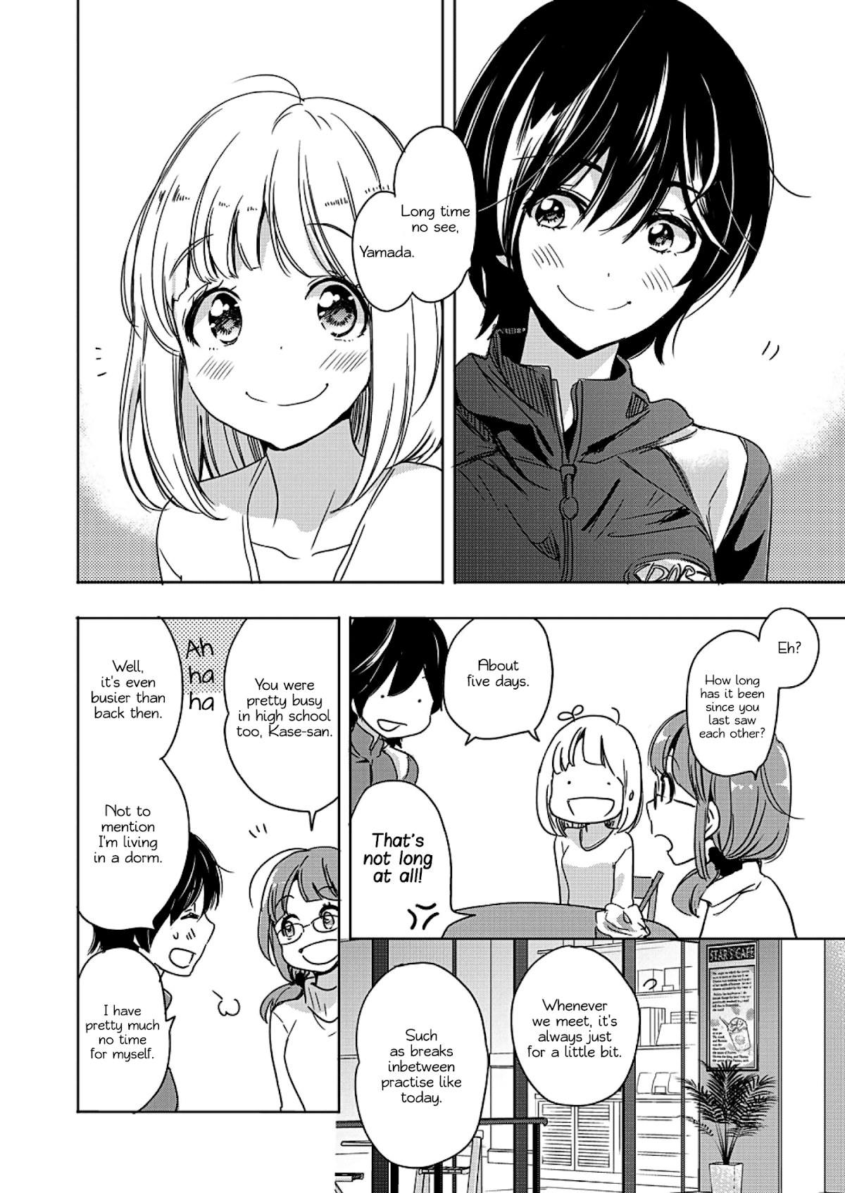 Yamada to Kase-san Chapter 4 page 11 - Chapter 4: Lipstick and Kase-san