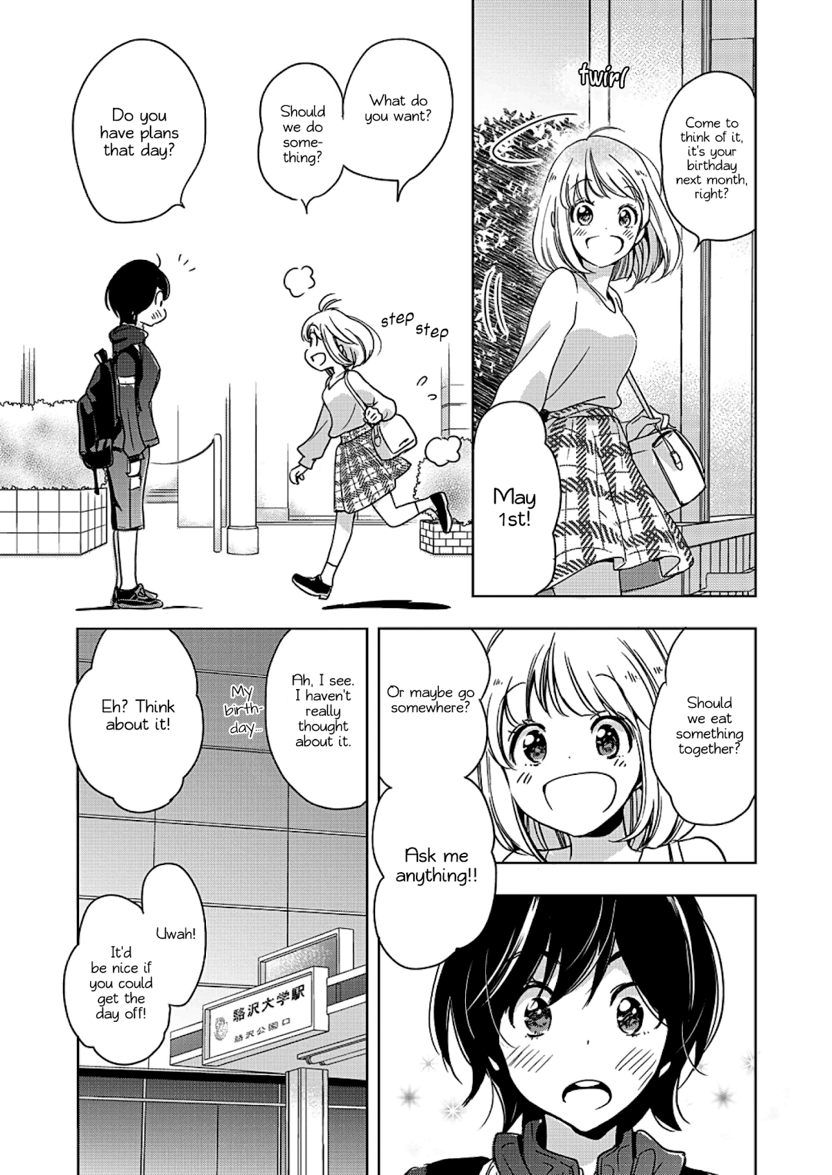 Yamada to Kase-san Chapter 4 page 22 - Chapter 4: Lipstick and Kase-san