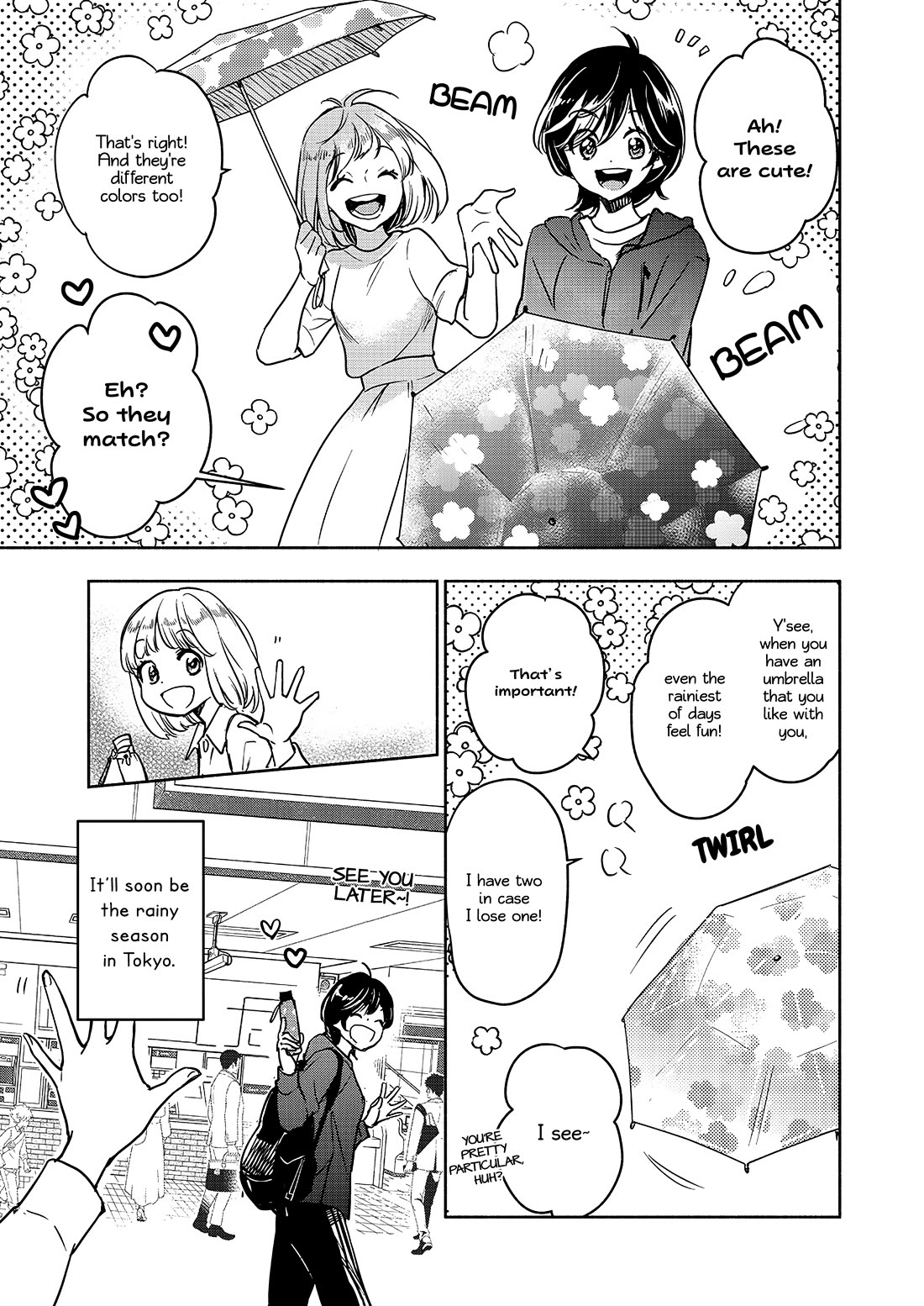 Yamada to Kase-san Chapter 41 page 6 - Chapter 41: Umbrella and Kase-san
