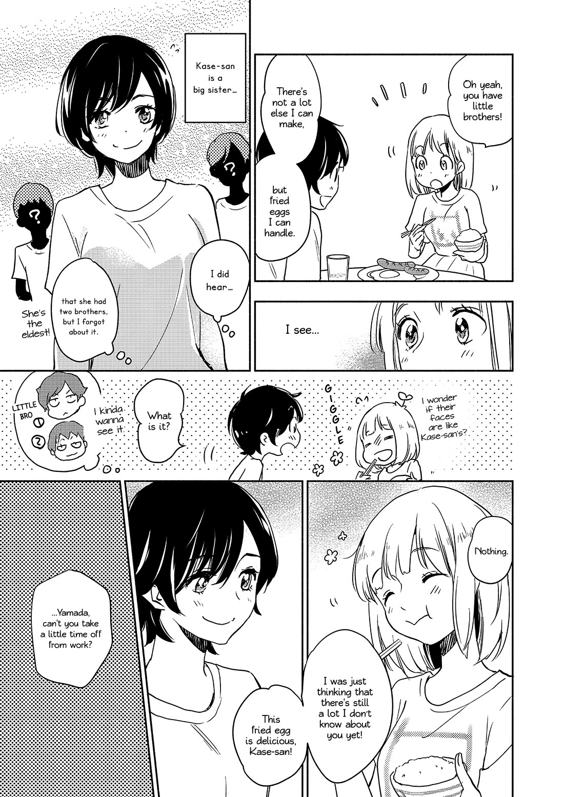 Yamada to Kase-san Chapter 43 page 14 - Chapter 43: Fried eggs and Kase-san