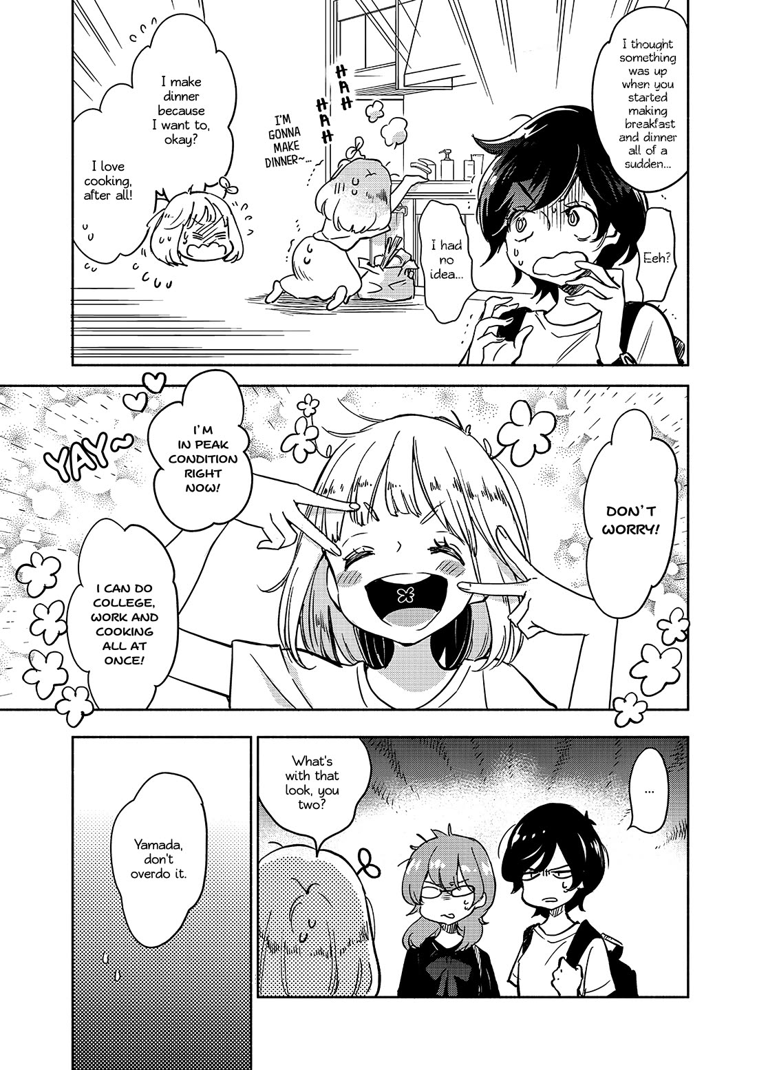 Yamada to Kase-san Chapter 43 page 6 - Chapter 43: Fried eggs and Kase-san