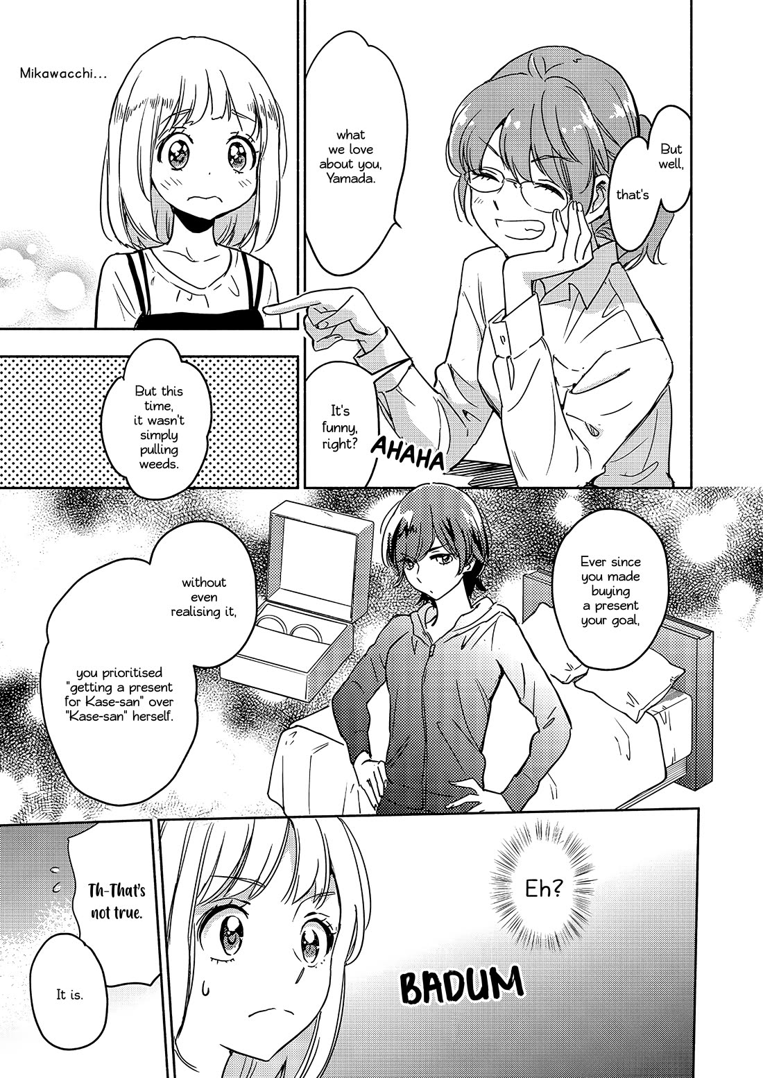 Yamada to Kase-san Chapter 45 page 14 - Chapter 45: (Yamada and Kase-san) Smiles and Kase-san