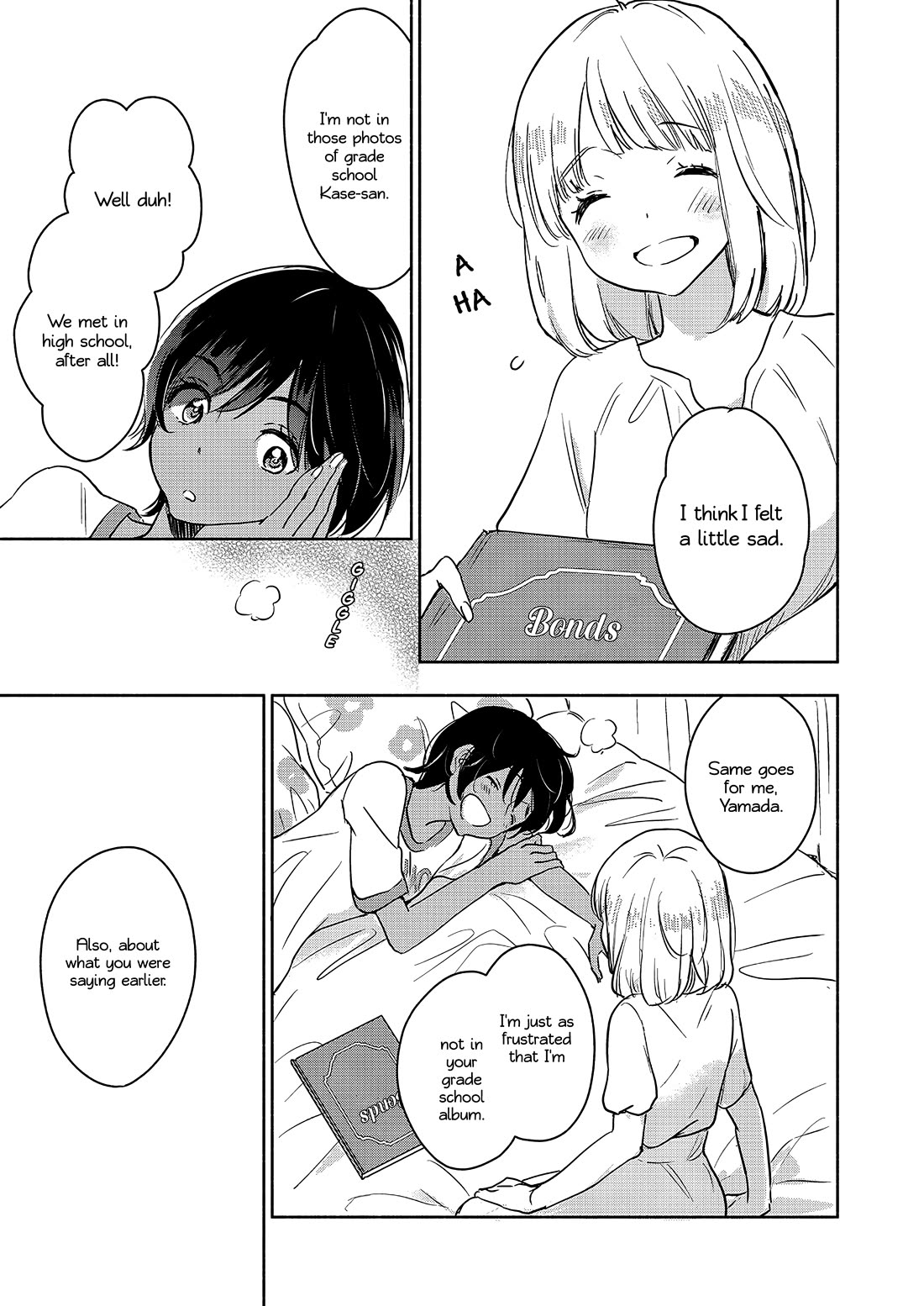 Yamada to Kase-san Chapter 48 page 12 - Chapter 48: (Yamada and Kase-san) Graduation album and Kase-san