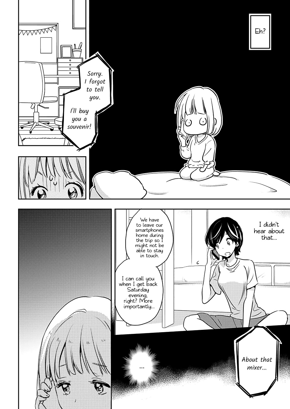 Yamada to Kase-san Chapter 7 page 14 - Chapter 7: Roommate and Kase-san
