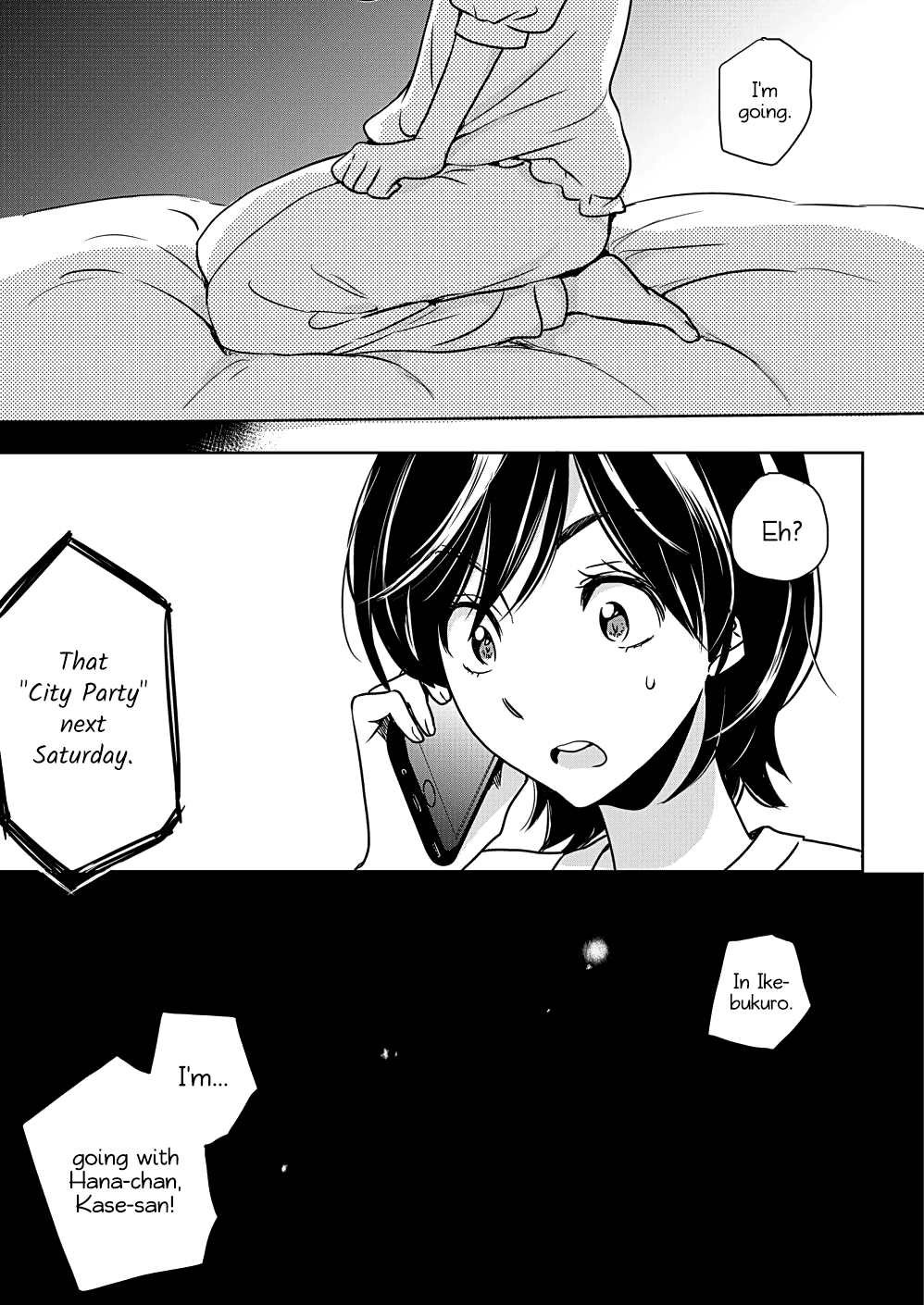Yamada to Kase-san Chapter 7 page 15 - Chapter 7: Roommate and Kase-san